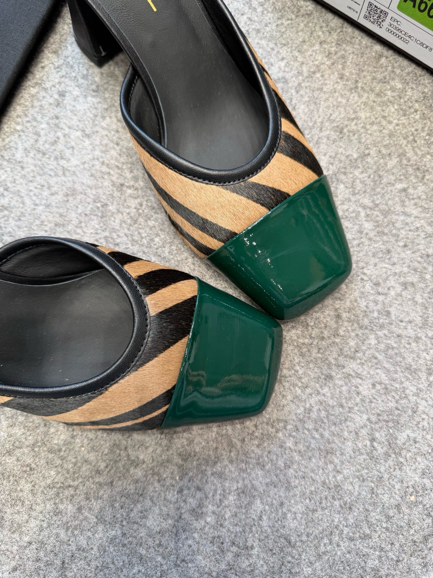 Cha*el Mules - Lambskin & Patent-8CM