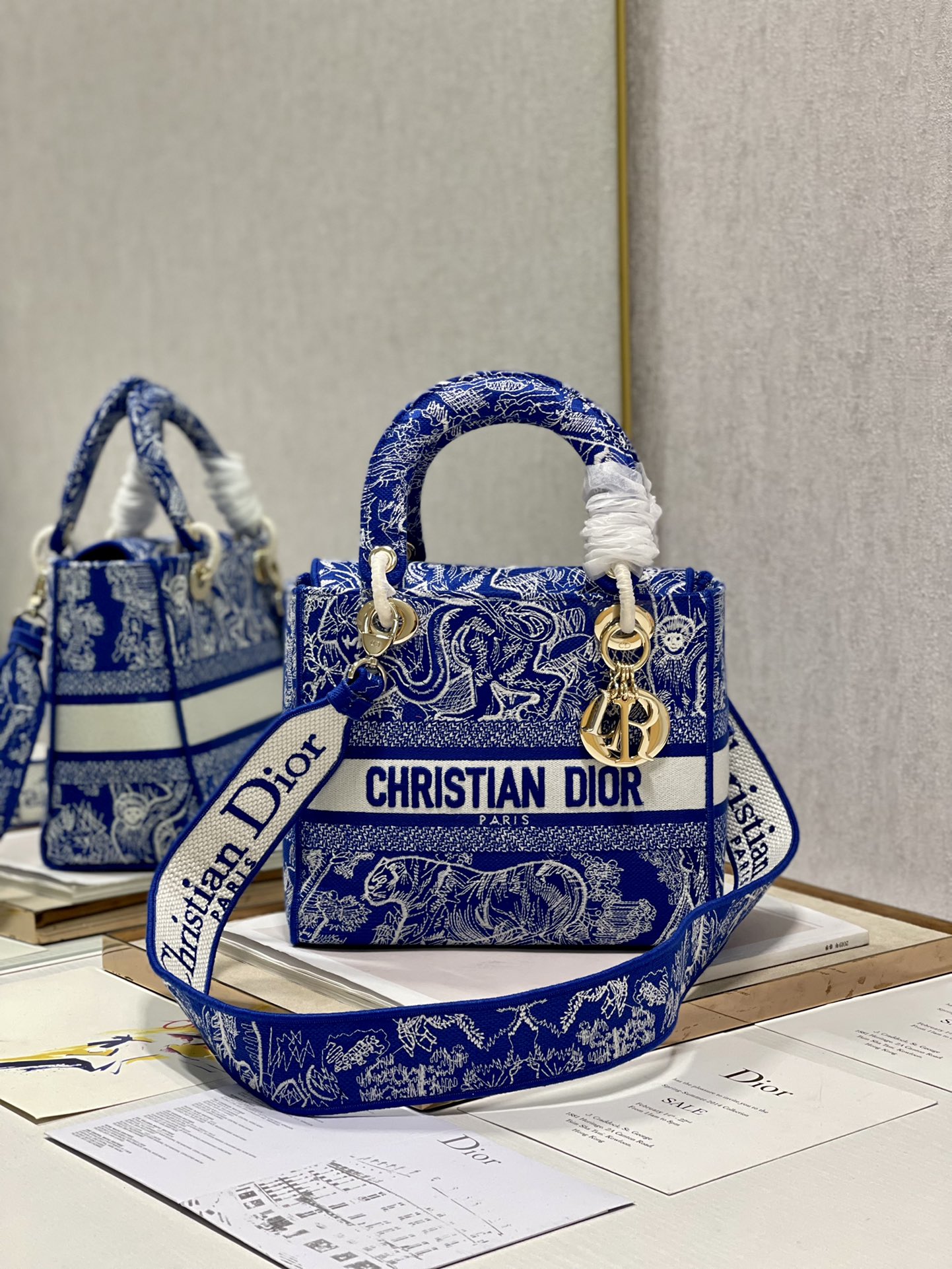 lady D*or handle bag-24cm