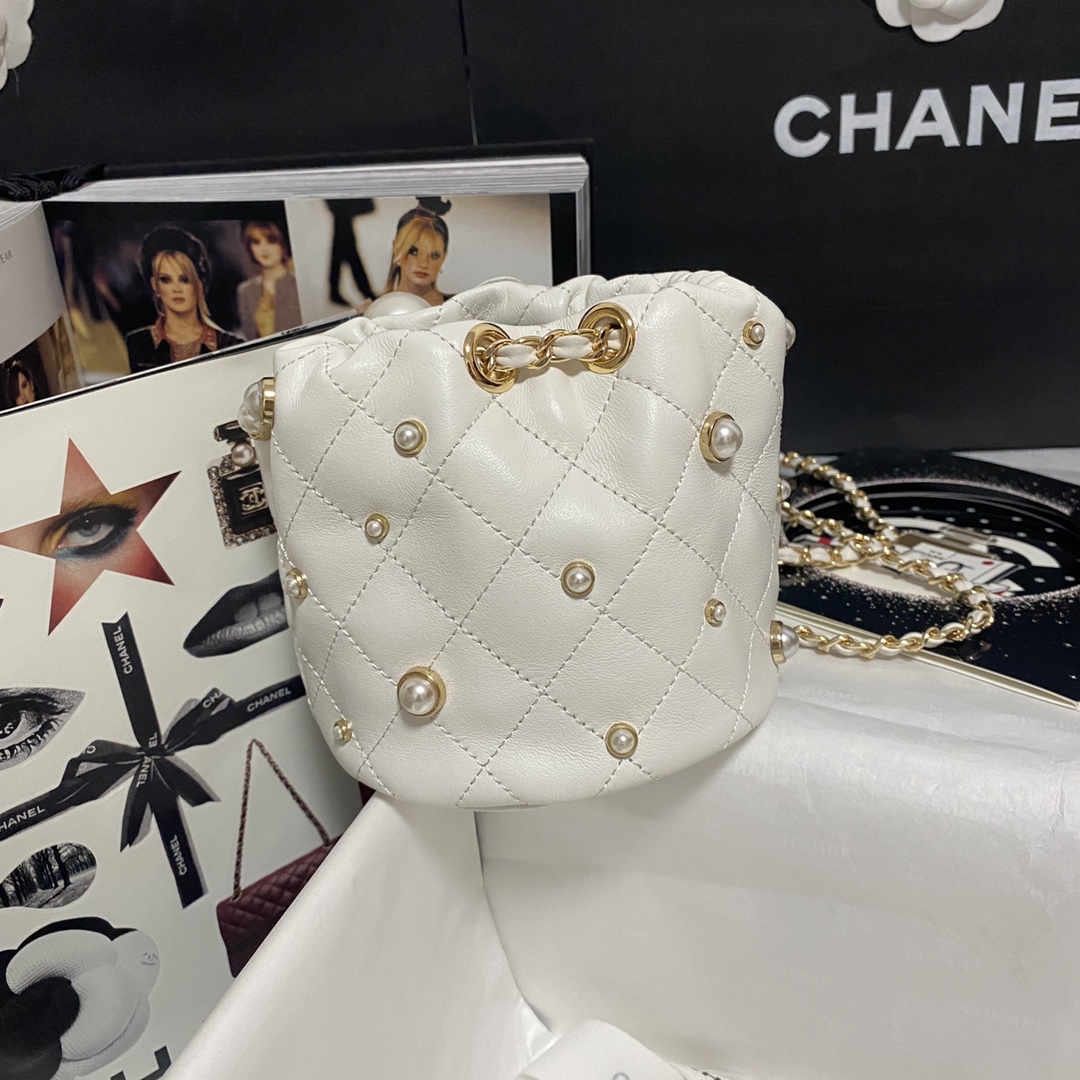 Ch@nel Cosmetic Bag-12×12×12CM