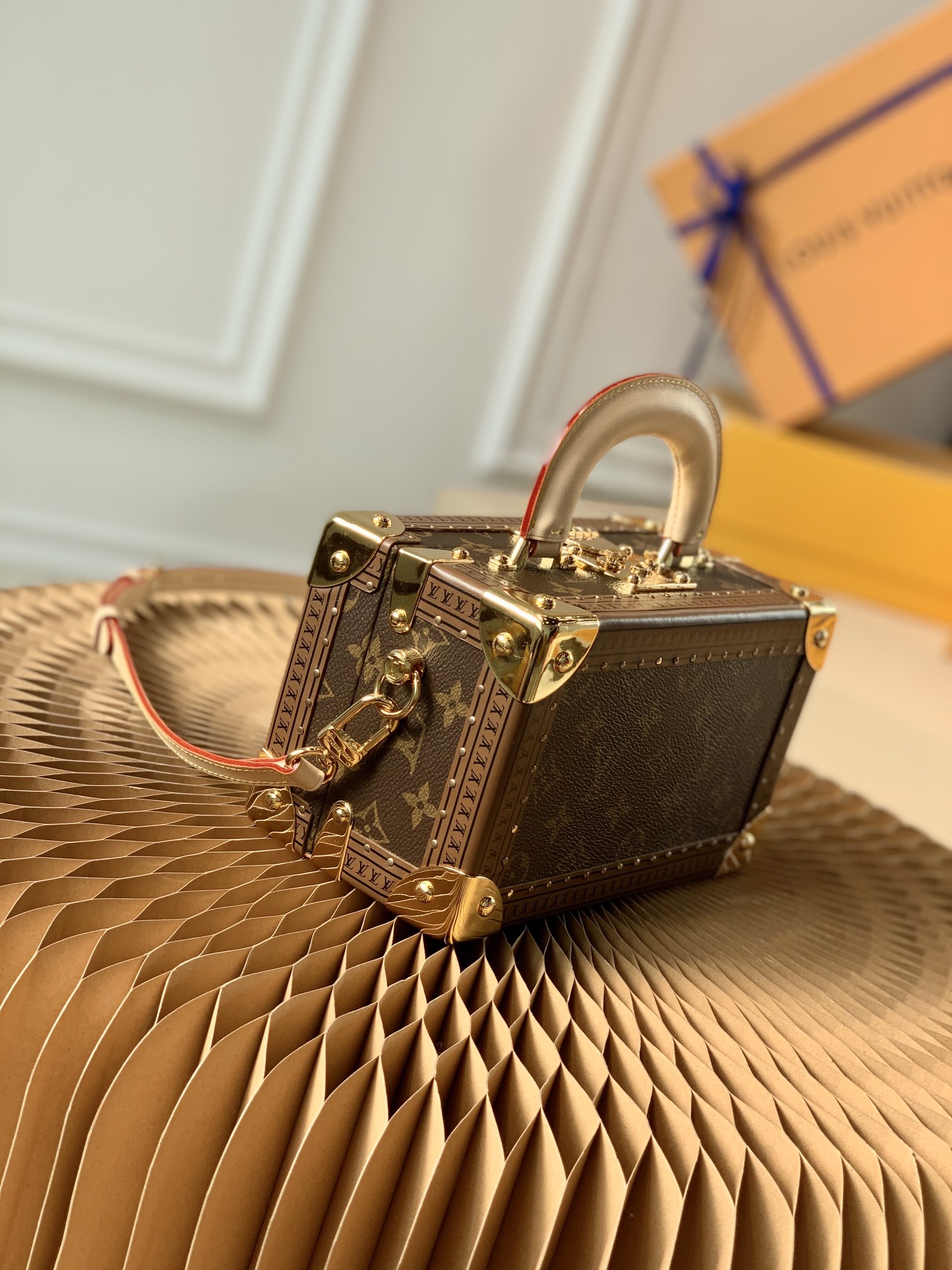 l0*is V*t0n coffret trésor handbags-22.5 x 14.5 x 11.5cm
