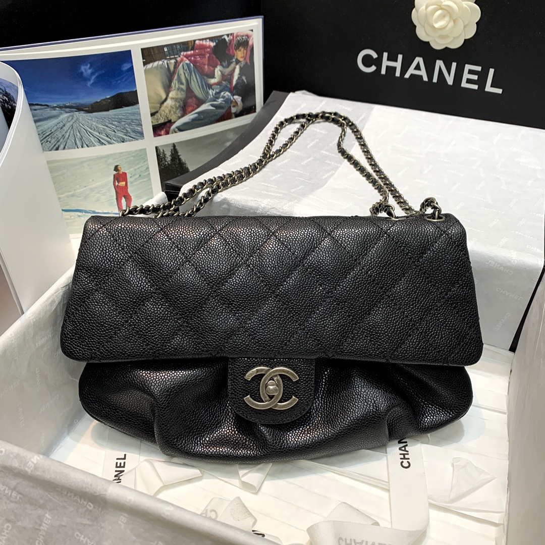 Ch@nel Flap Bag-30*18*4CM