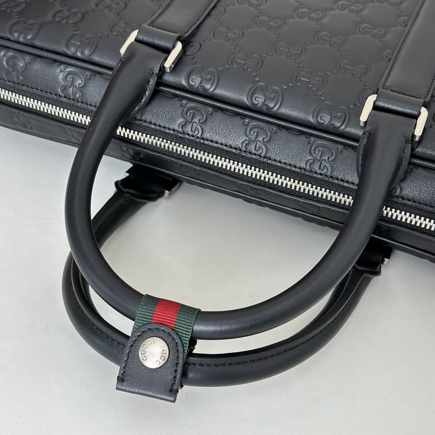 Guc*ci GG Emblem large briefcase -37*28*7CM