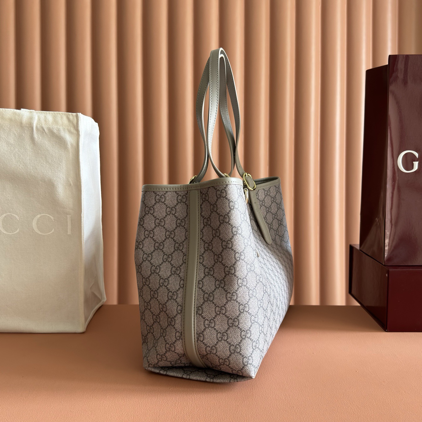 Guc*ci GG Emblem Bag-38*25*15CM