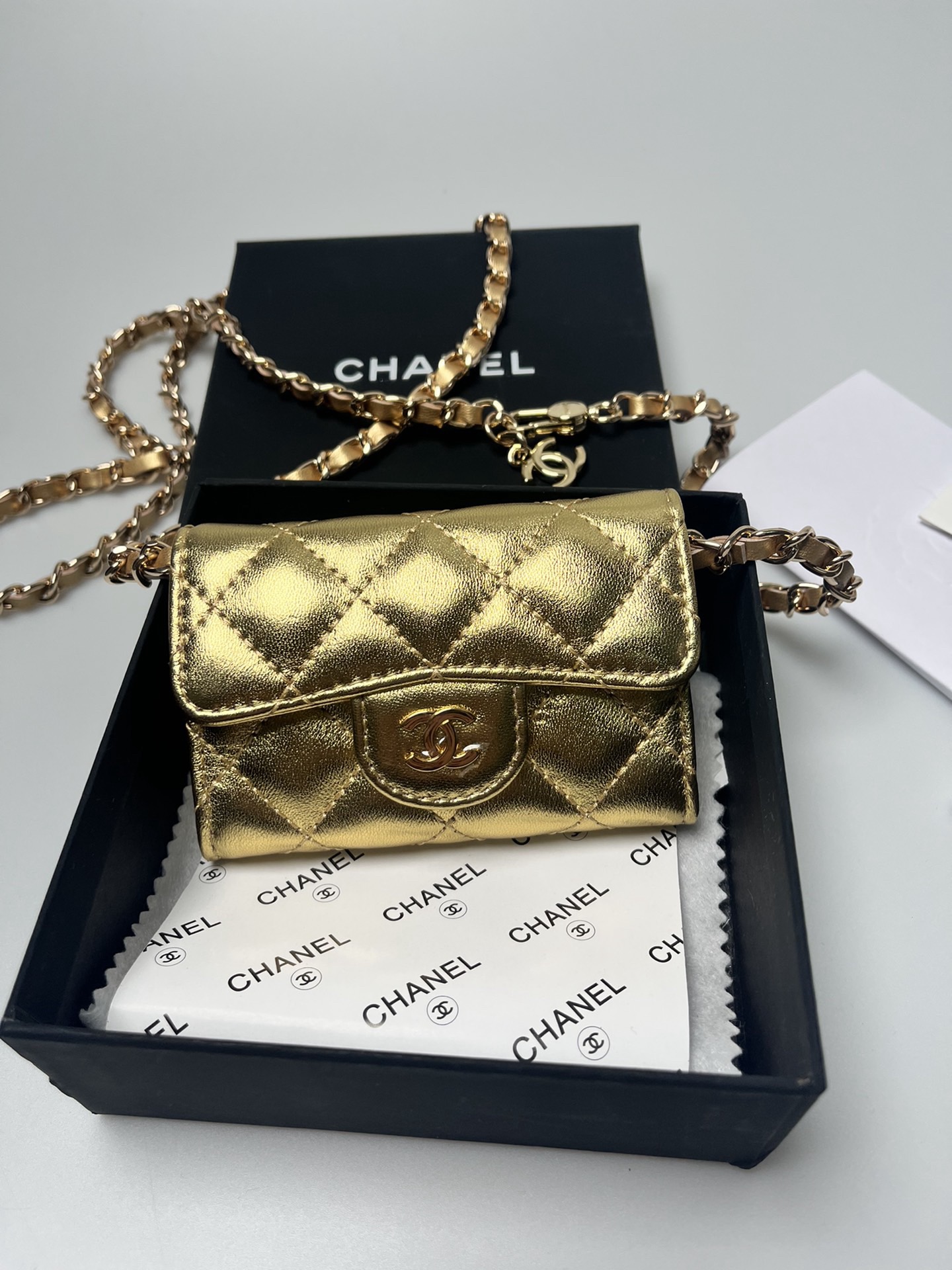 Ch@nel Waist Bag-11*7.5*2CM