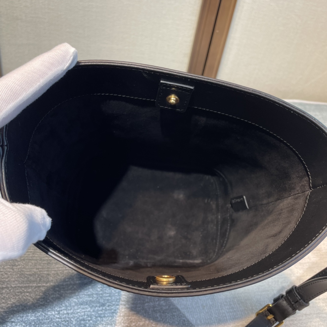 Ce**e cuir bucket-30×22×13cm