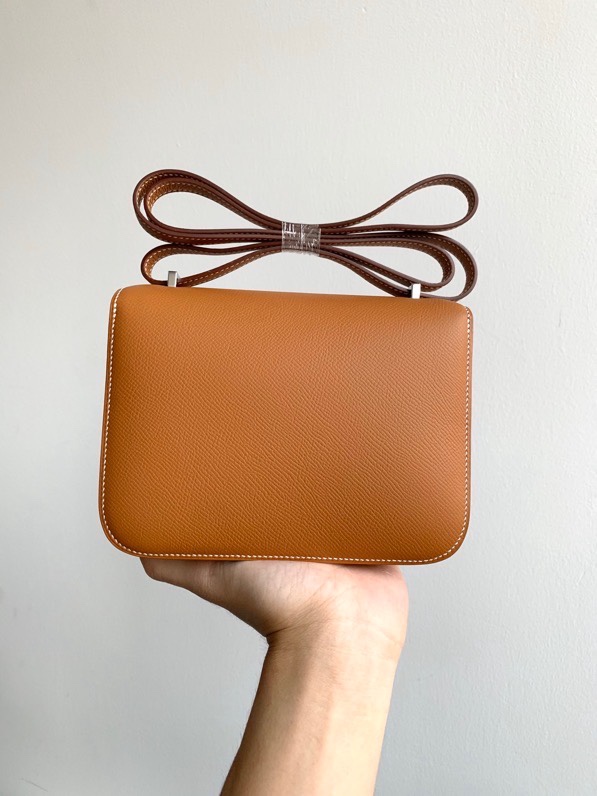 H**mes constance epsom leather-19cm