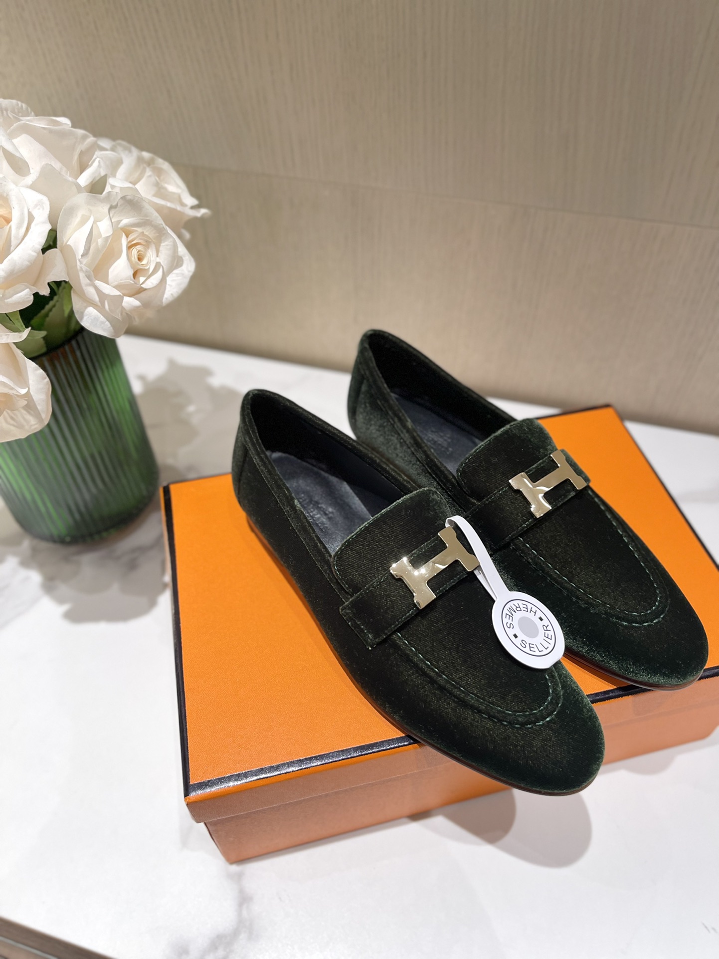 H**mes loafers(eu35-eu40)