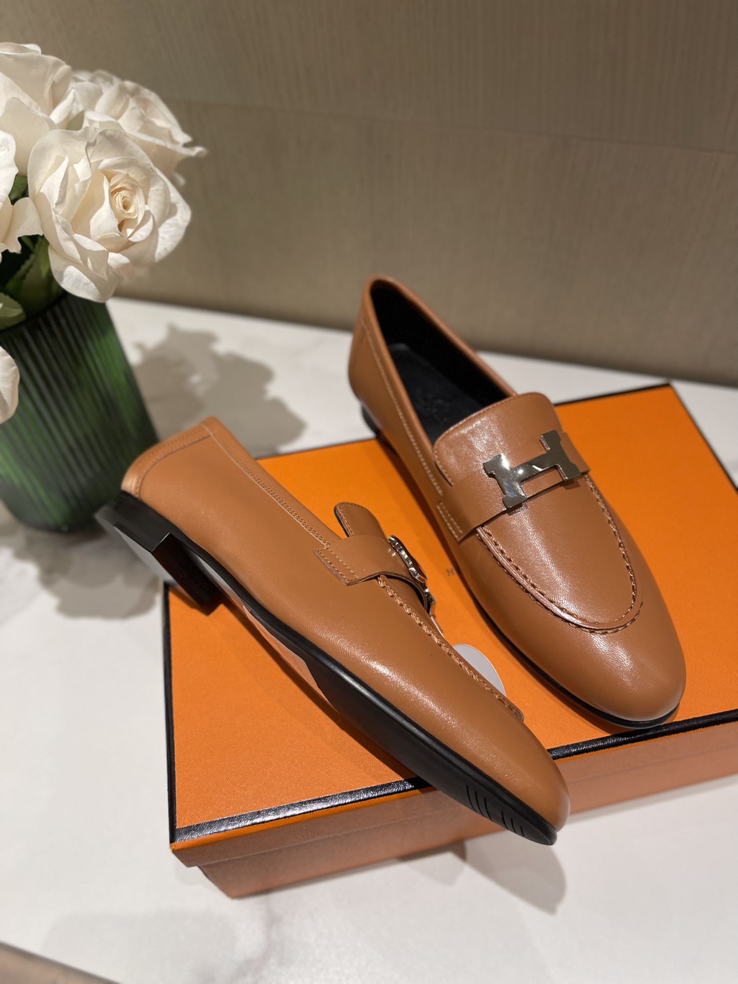 H**mes loafers(eu35-eu40)