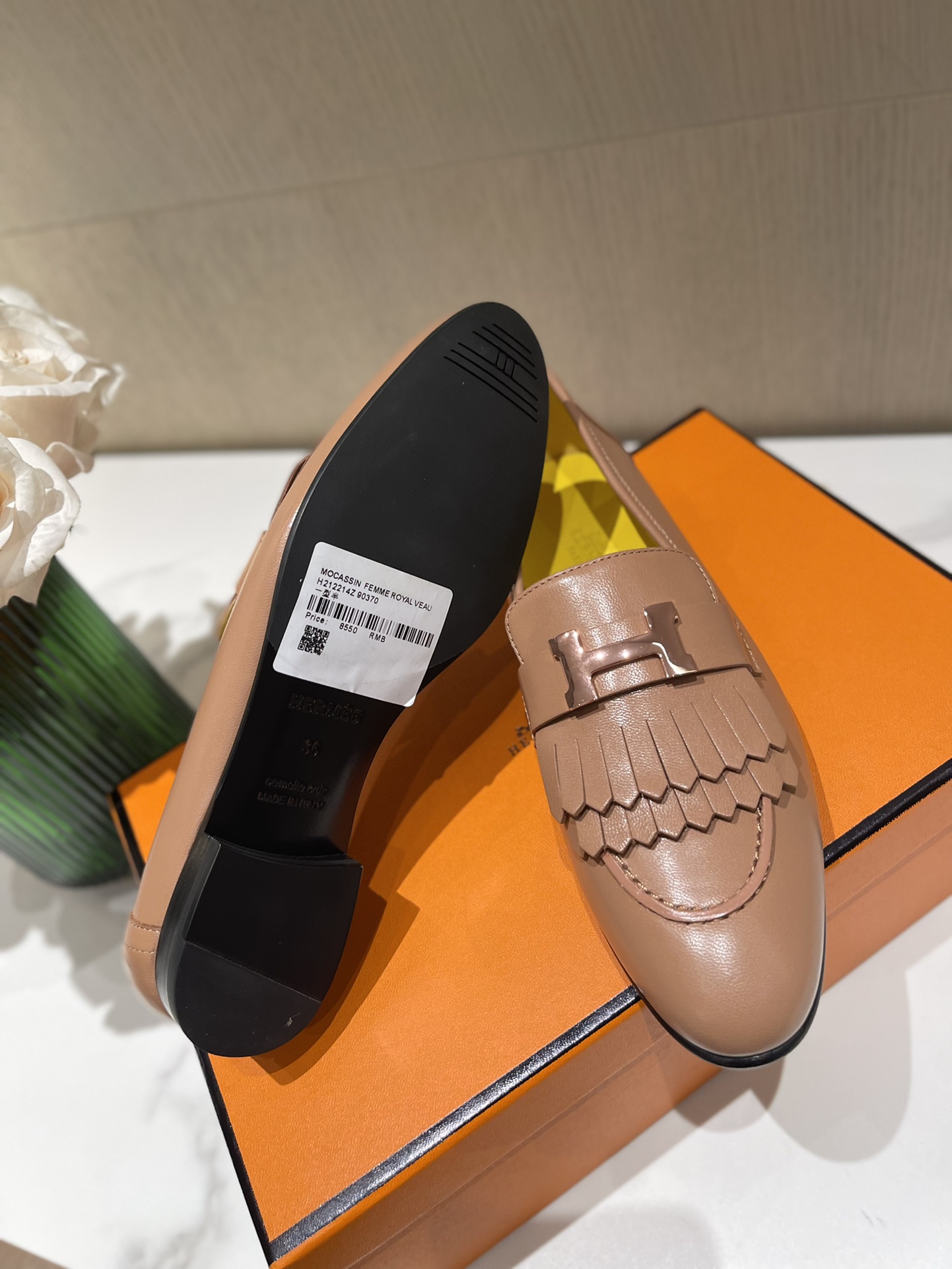 H**mes loafers(eu35-eu40)