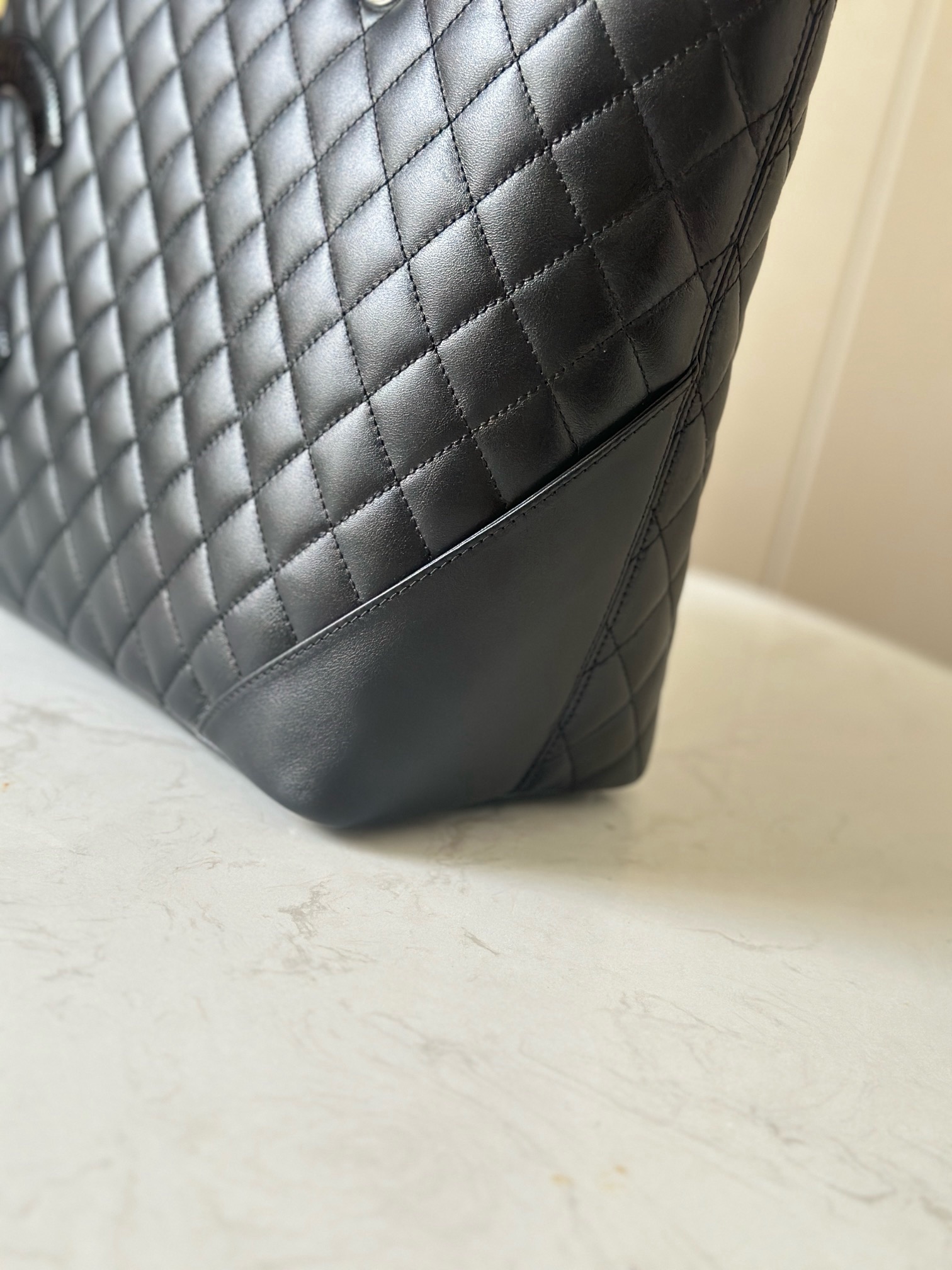 Ch@nel Cambon Line Coco Mark Large Tote Shoulder Bag -30*25*15CM