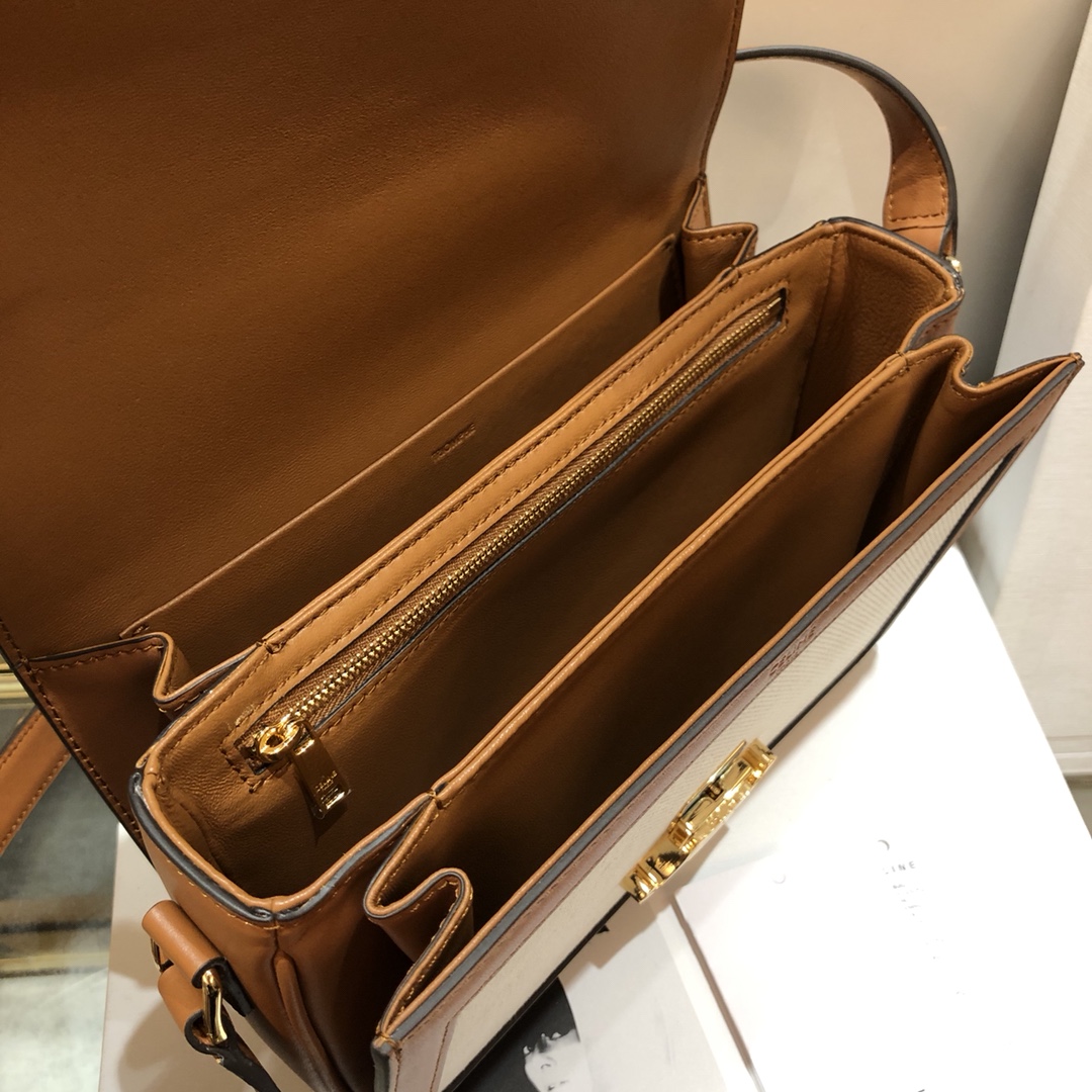 Celin Tambour Box Bag-22*16.5*7CM
