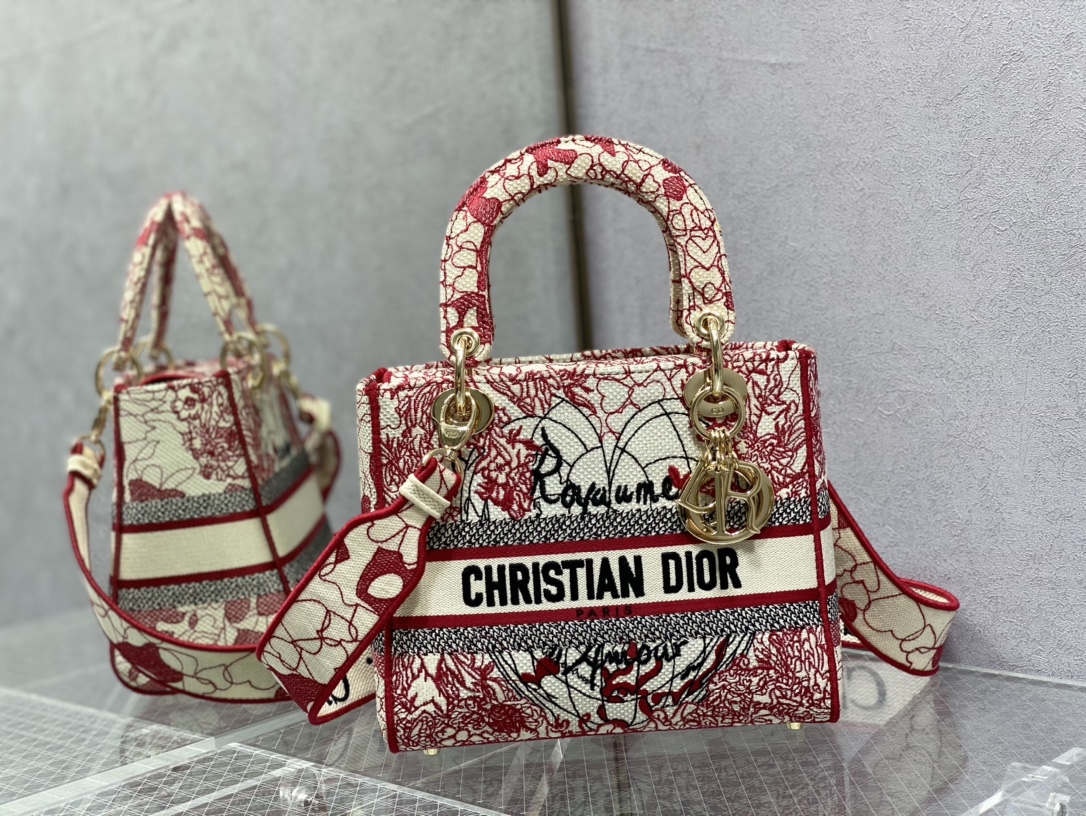 lady D*or handle bag-24cm