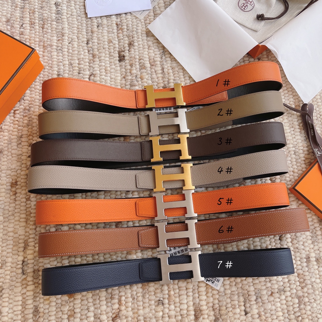 H**mes belt-3.8cm