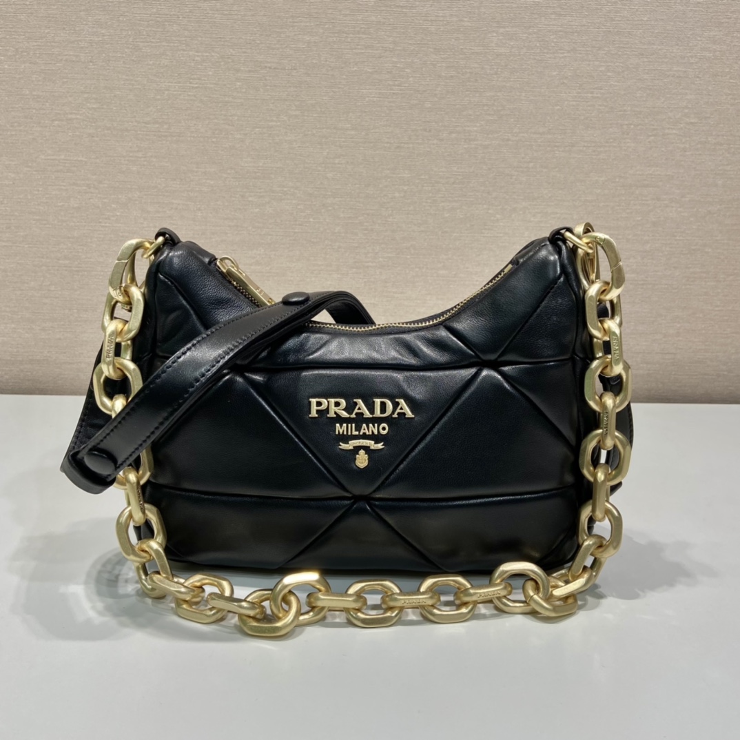 Pra*a system hobo bag 1bd158 -25*18*7cm