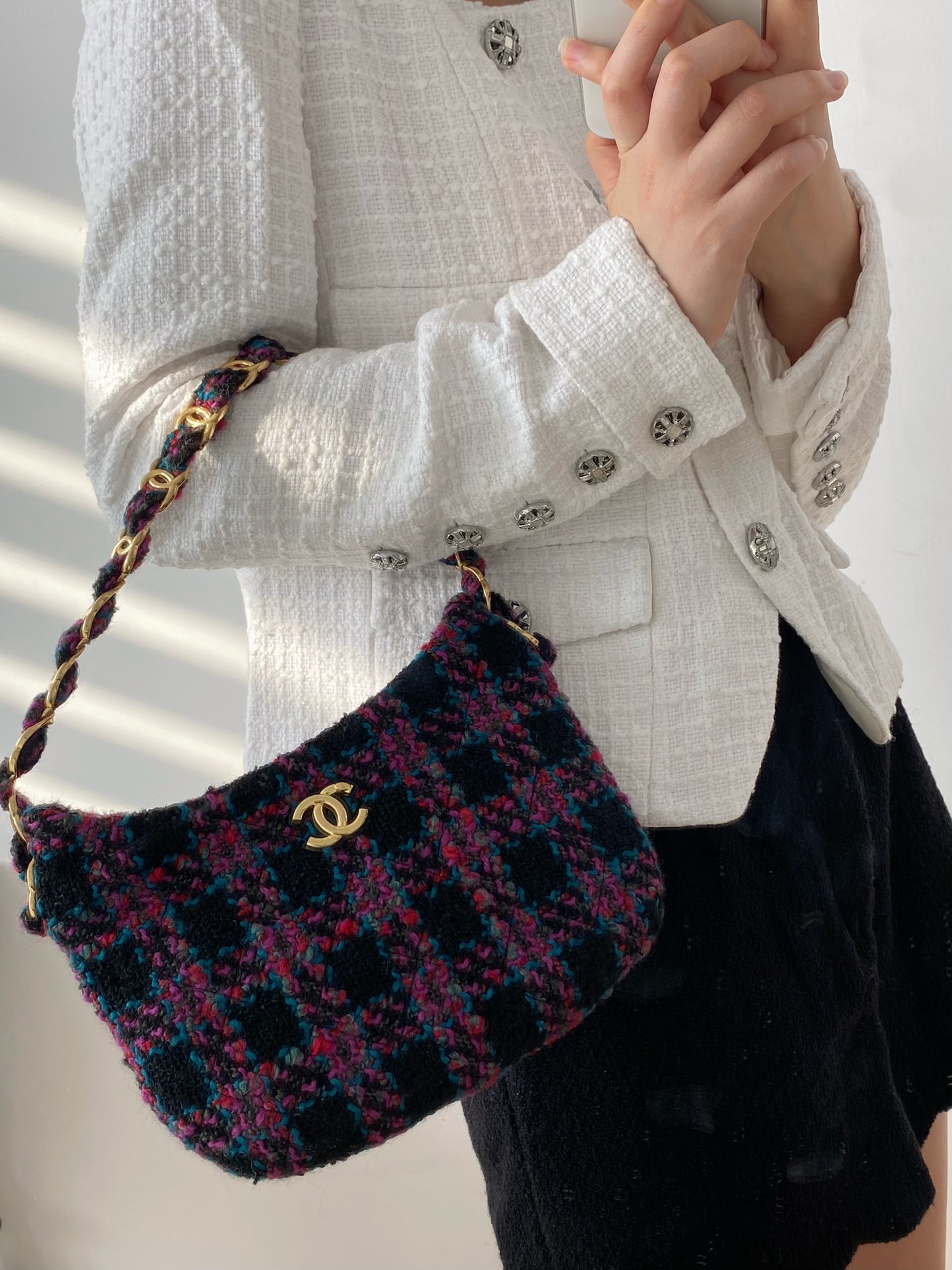 Ch@nel Hobo Handbags-24*17.5*6CM
