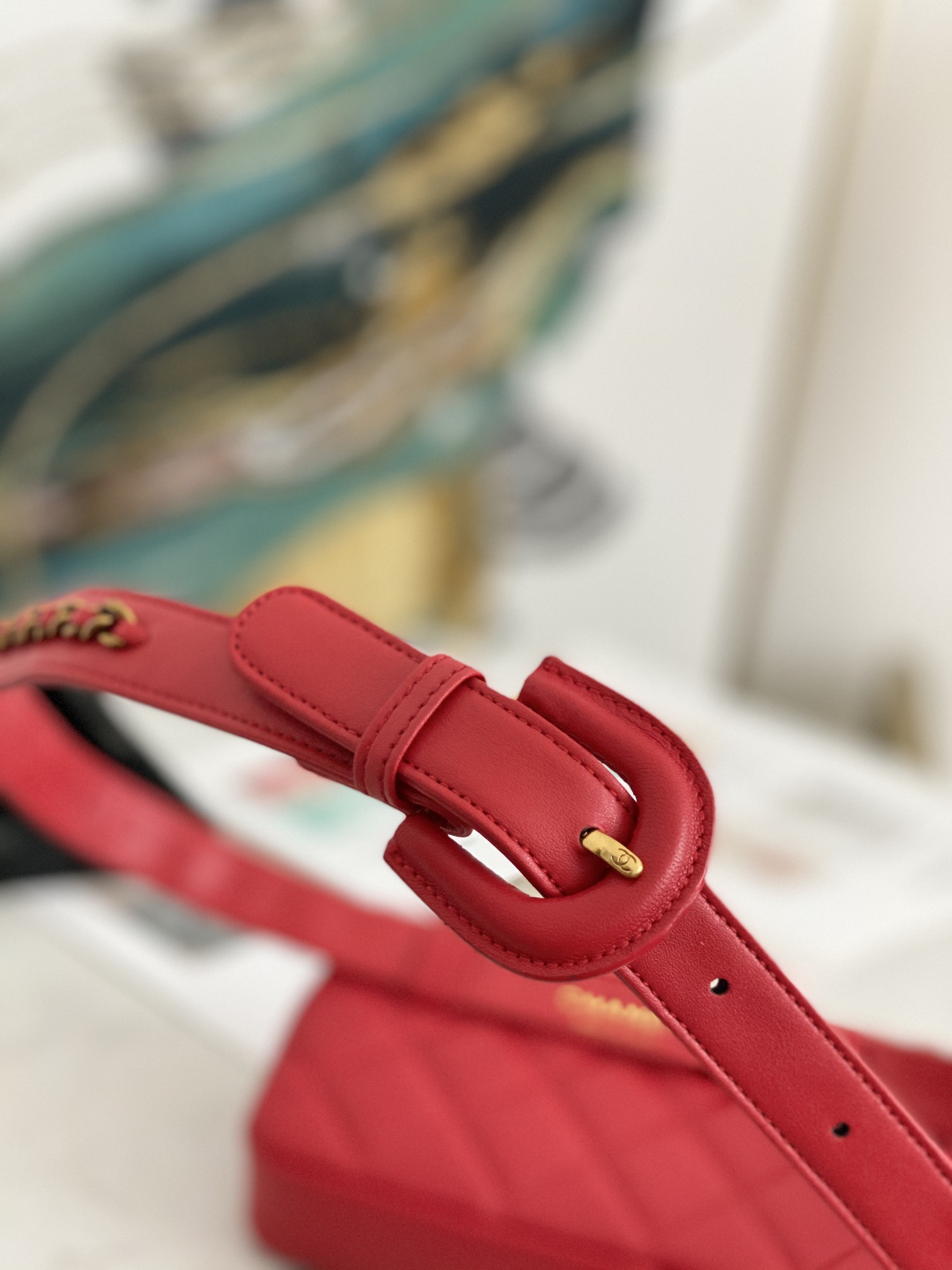 Ch@nel Waist Bag-18*3.5*12CM