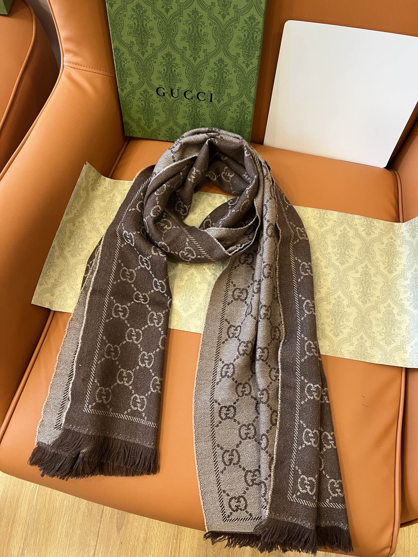 G*u*i scarf-48*180cm