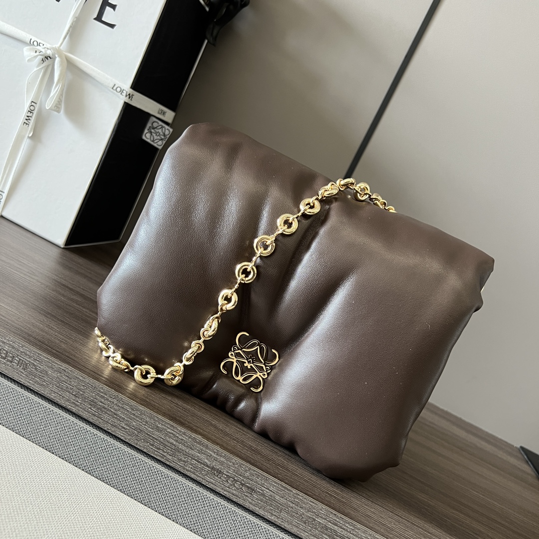 L0ew* puffer goya bag-23*13*6cm