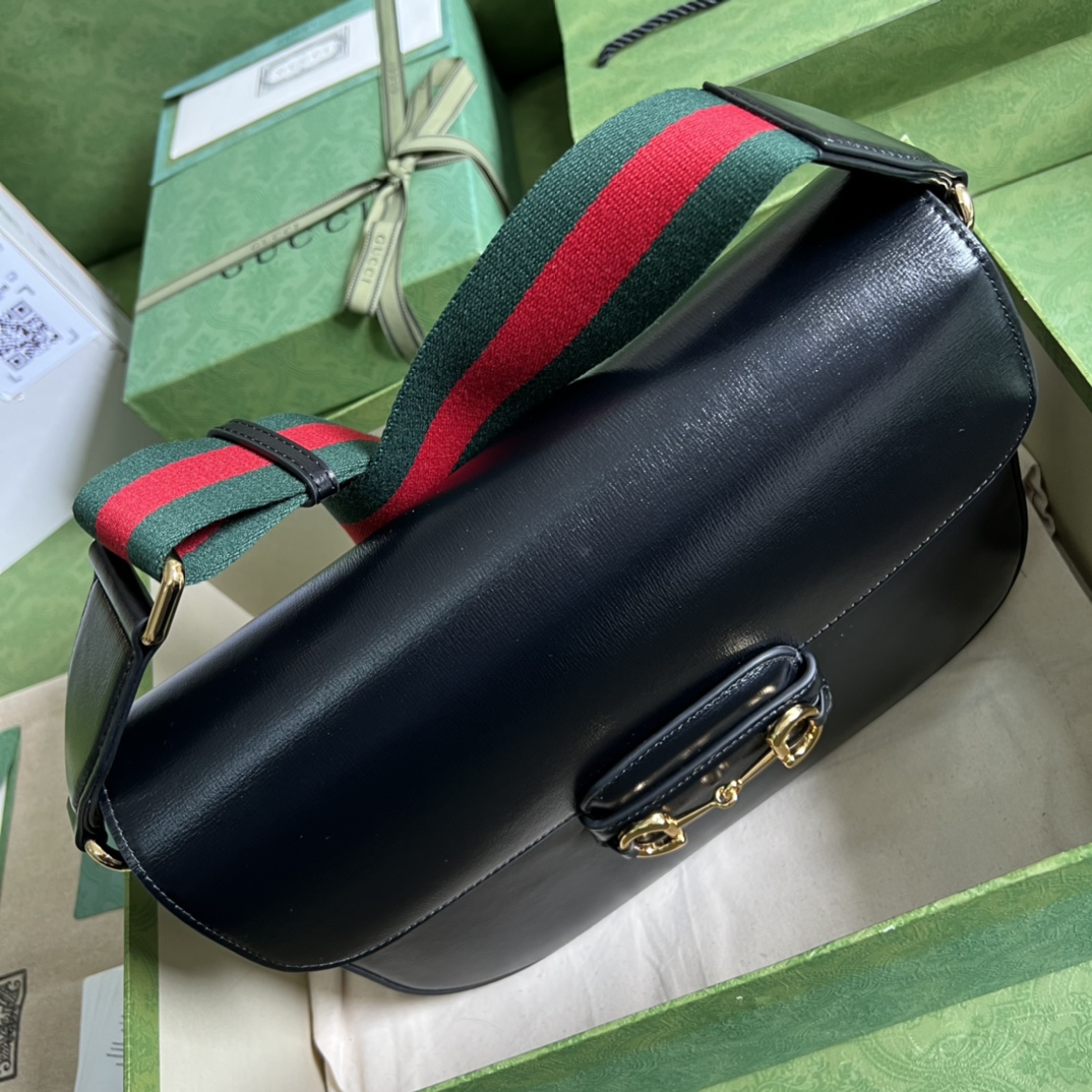 G*u*i 1955 horsebit shoulder bag-30*21*7.5cm