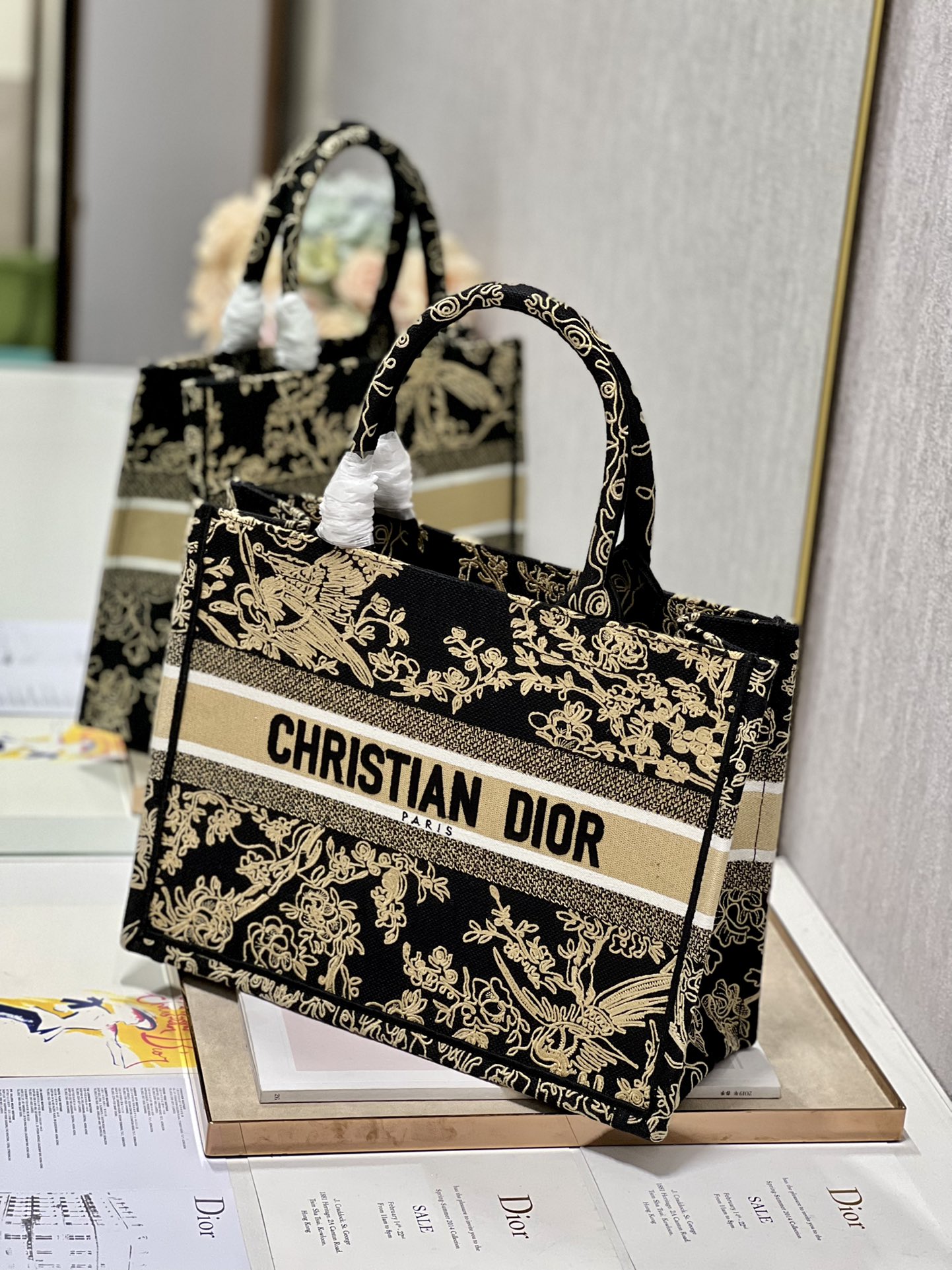 D*or small book tote-36*18*28cm