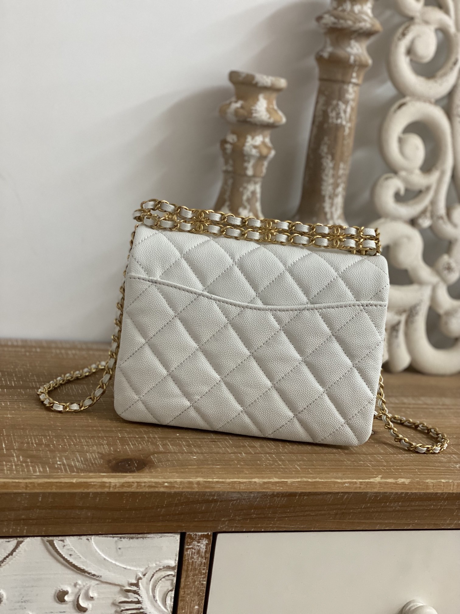 Ch@nel Flap Bag-13*20*9.5CM