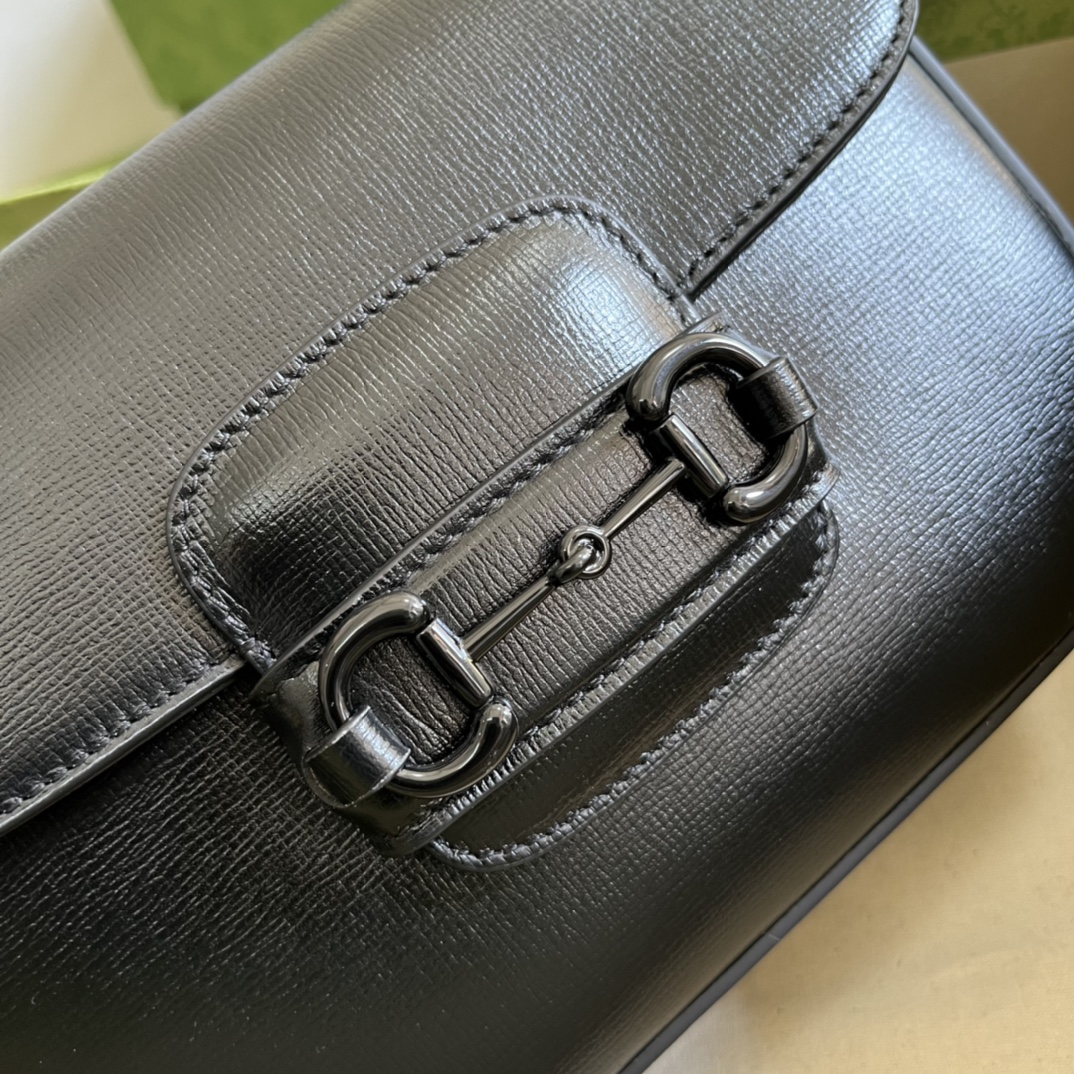 G*u*i 1955 horsebit shoulder bag-20.6*14.4*5.1cm
