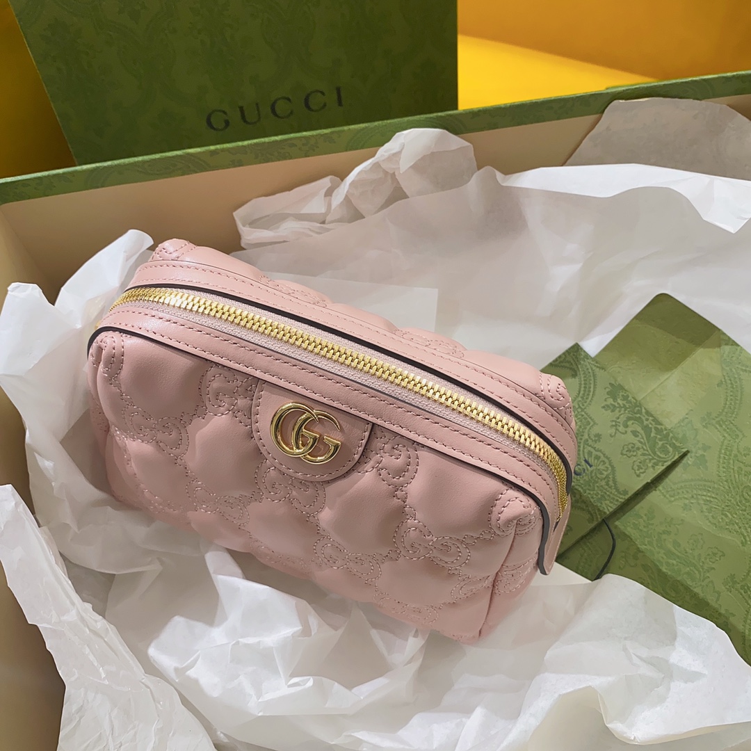 G*u*i gg matelassé cosmetic bag-16*12.5*9cm