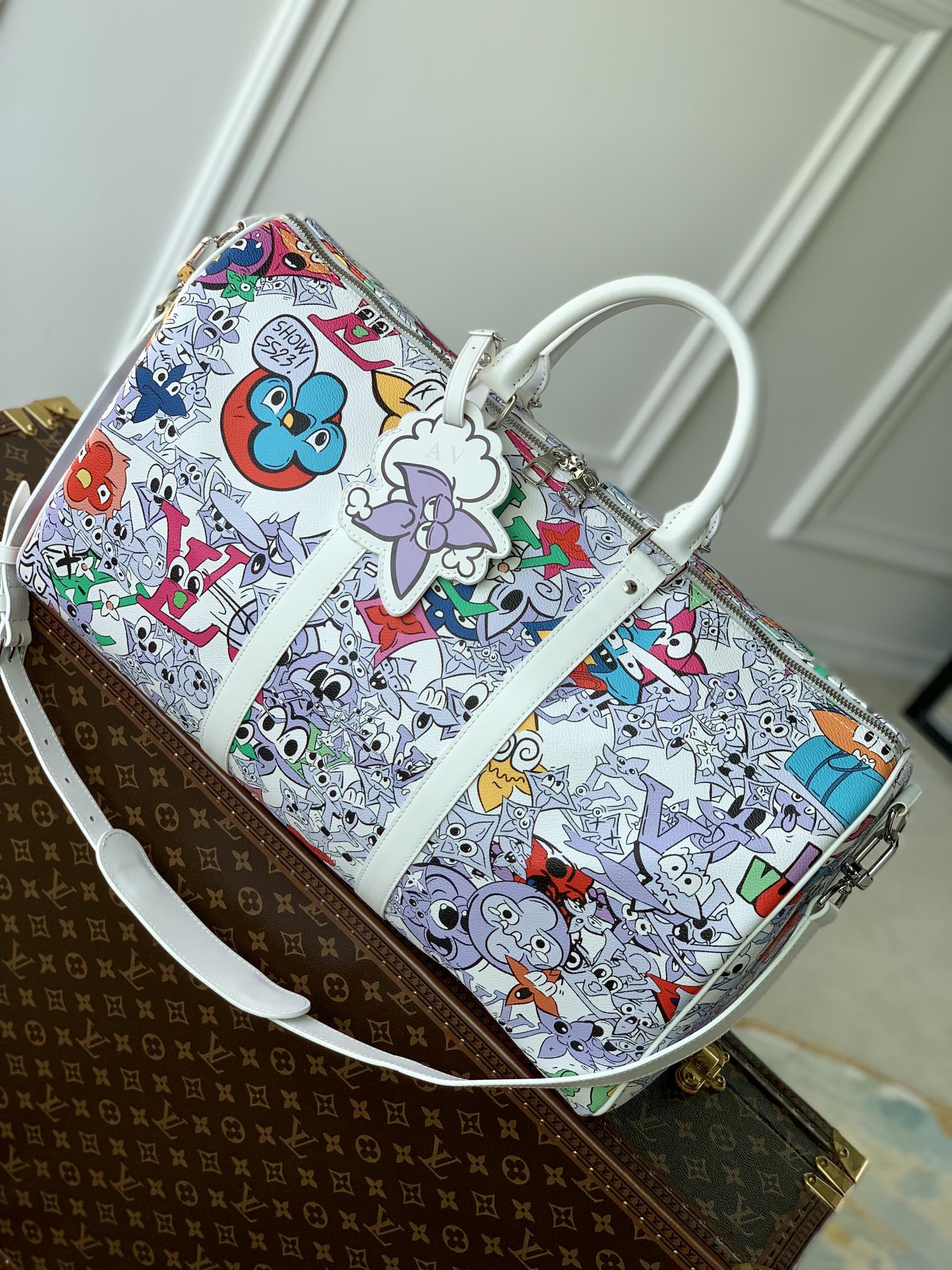 l0*is V*t0n keepall bandouliÈre 50-m21863-50 x 29 x 23cm