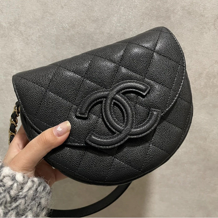 Ch@nel Vintage Saddle Bag-19*16*7CM