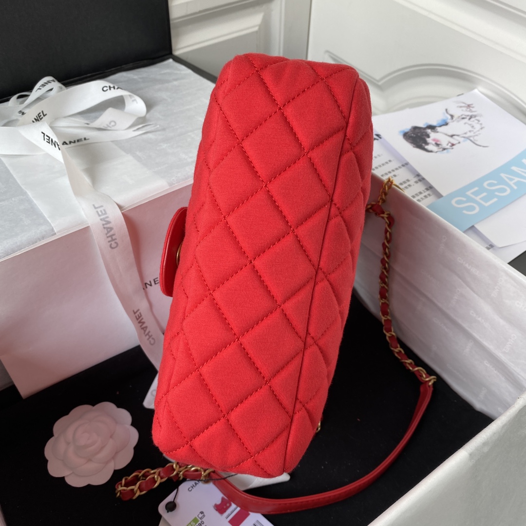 Ch@nel Hobo Handbags-21.5×22.5×7CM