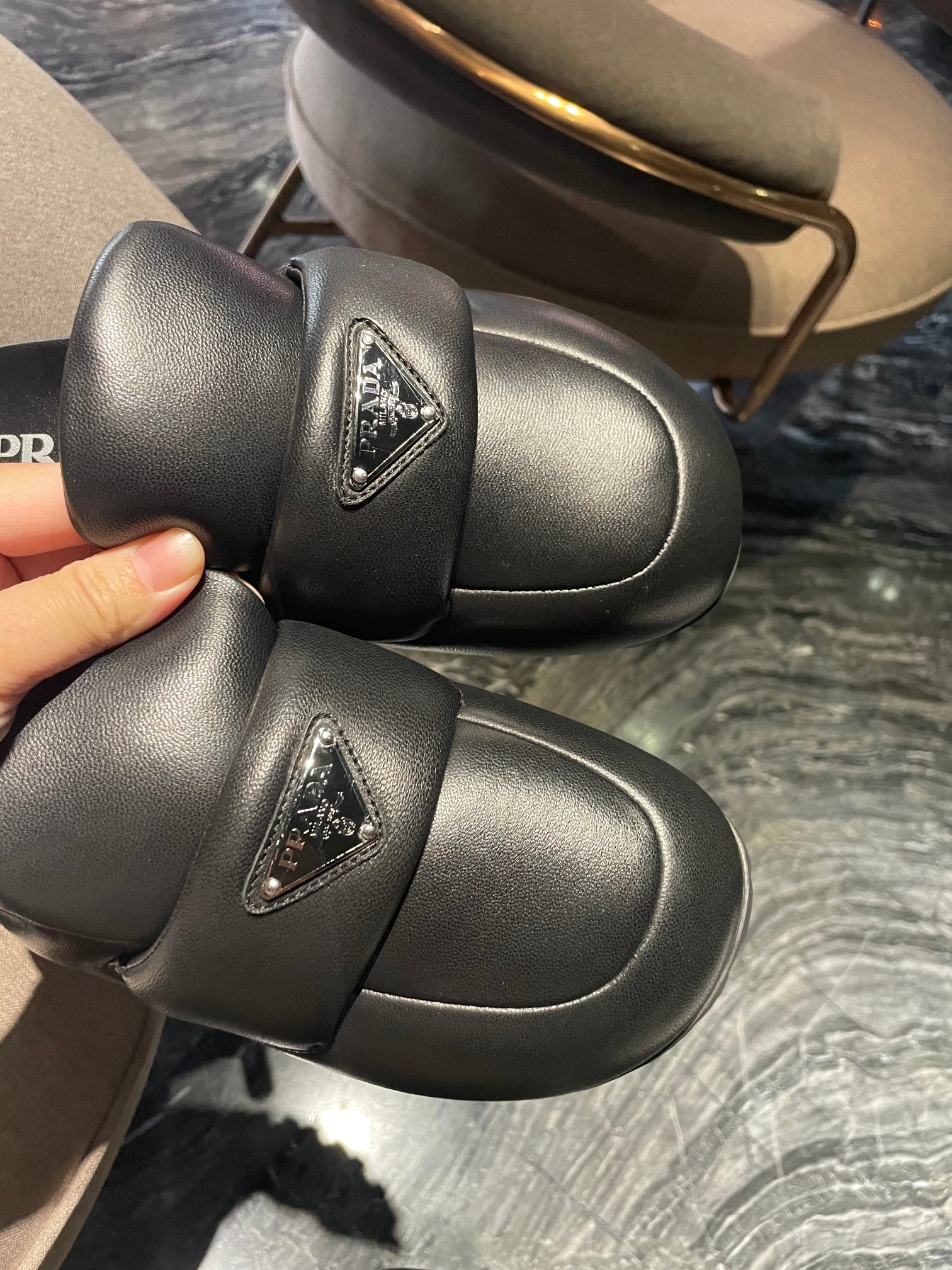 Pra*a boots 2023ss-3cm