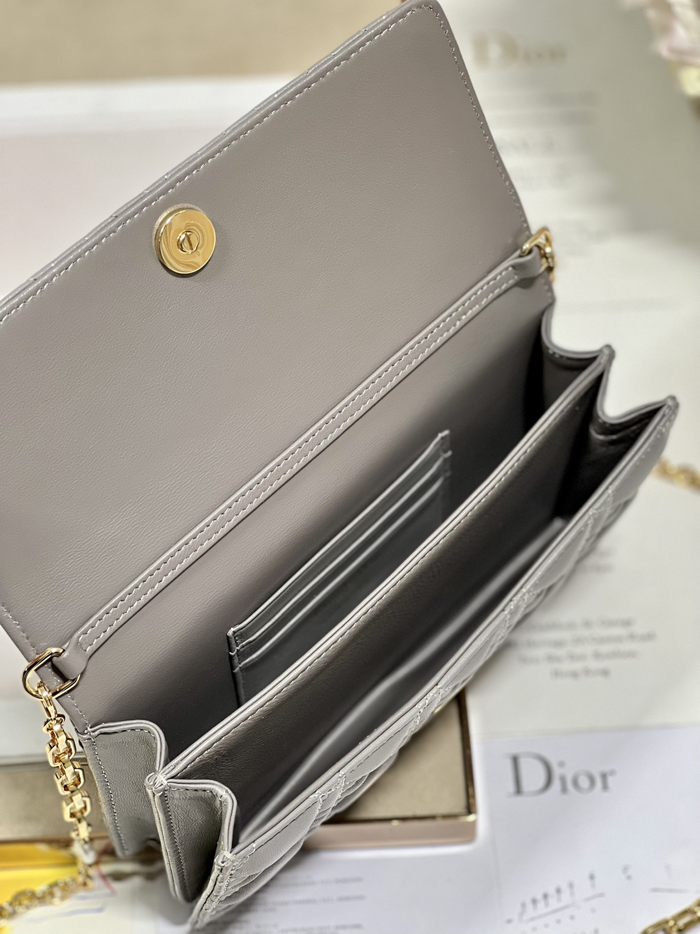 lady D*or bag-21 x 11.5 x 4.5cm