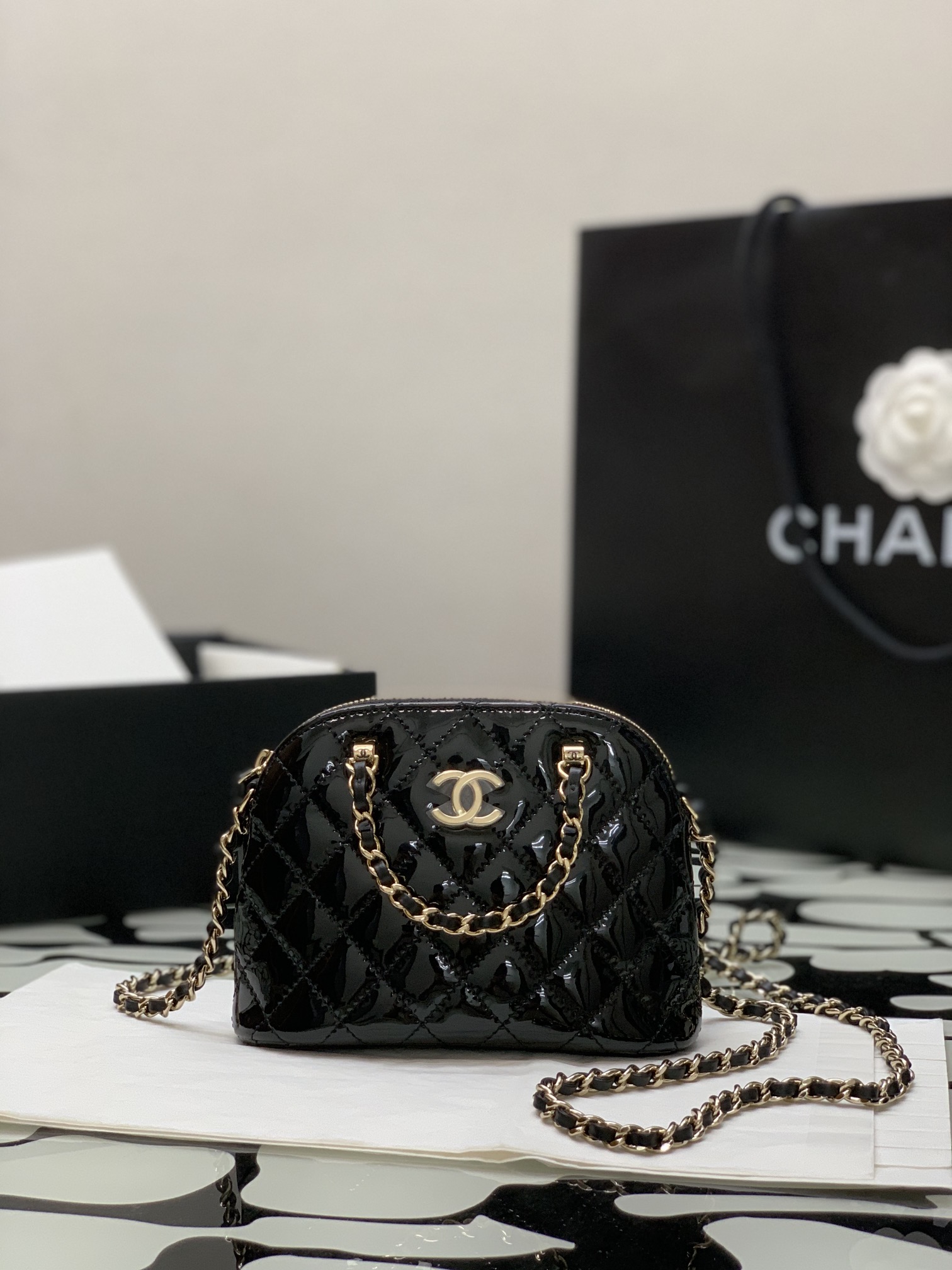 Ch@nel AP3969 Shell Bags-12*16*5CM