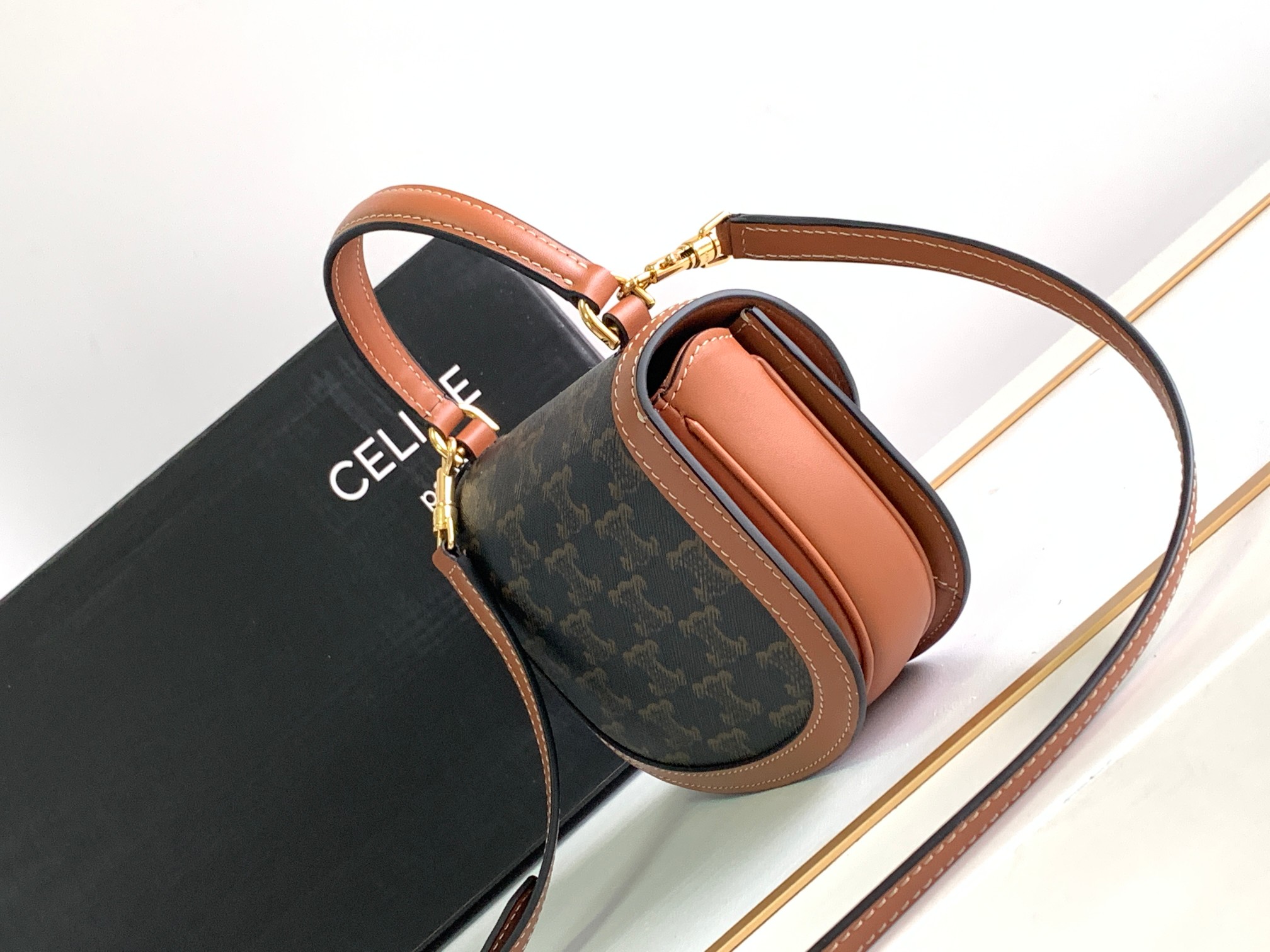 Ce**e mini besace triomphe bag-15.5x11.5x5cmcm