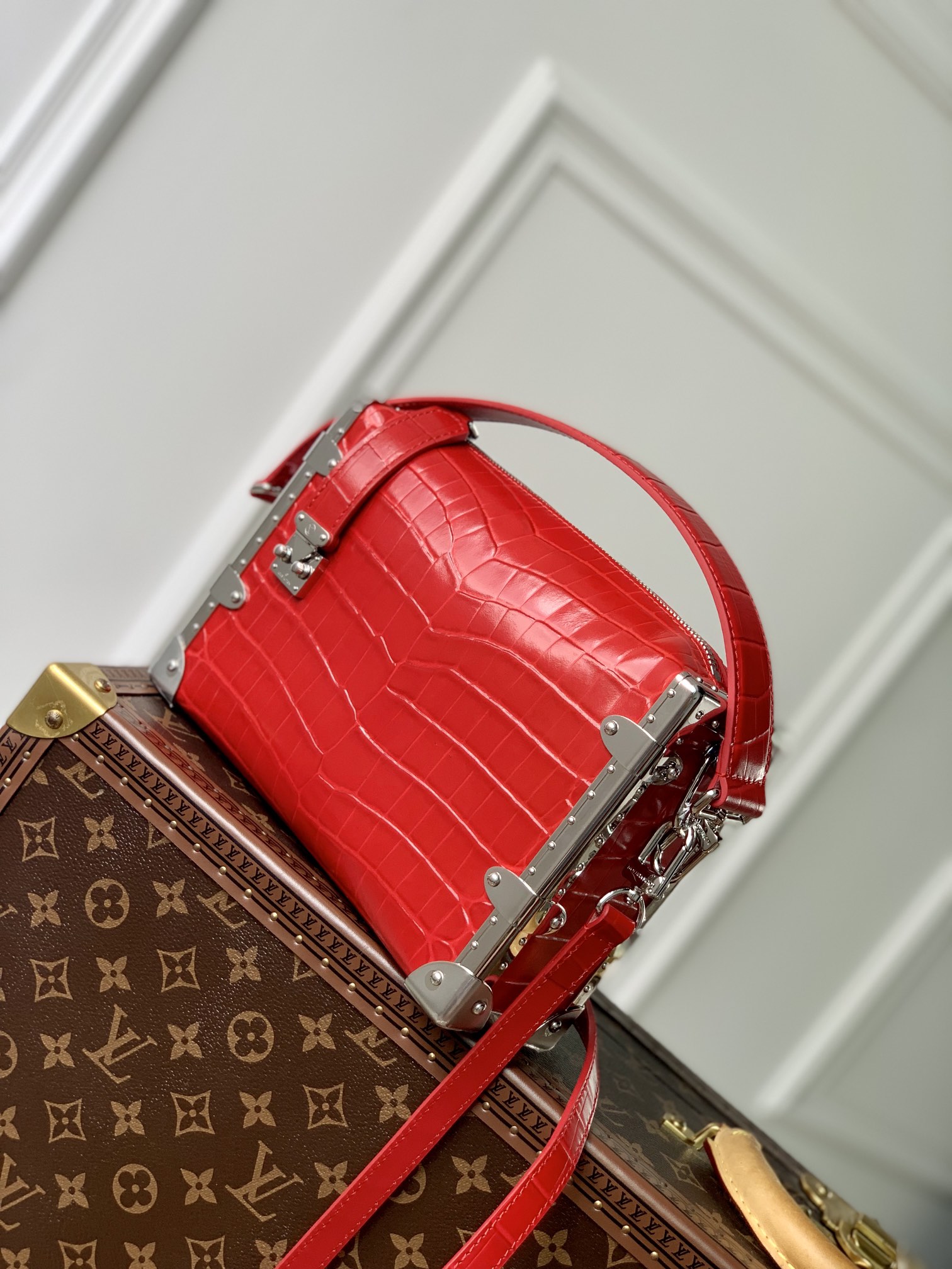 l0*is V*t0n petite malle handbags-m46358-21 x 14 x 6cm