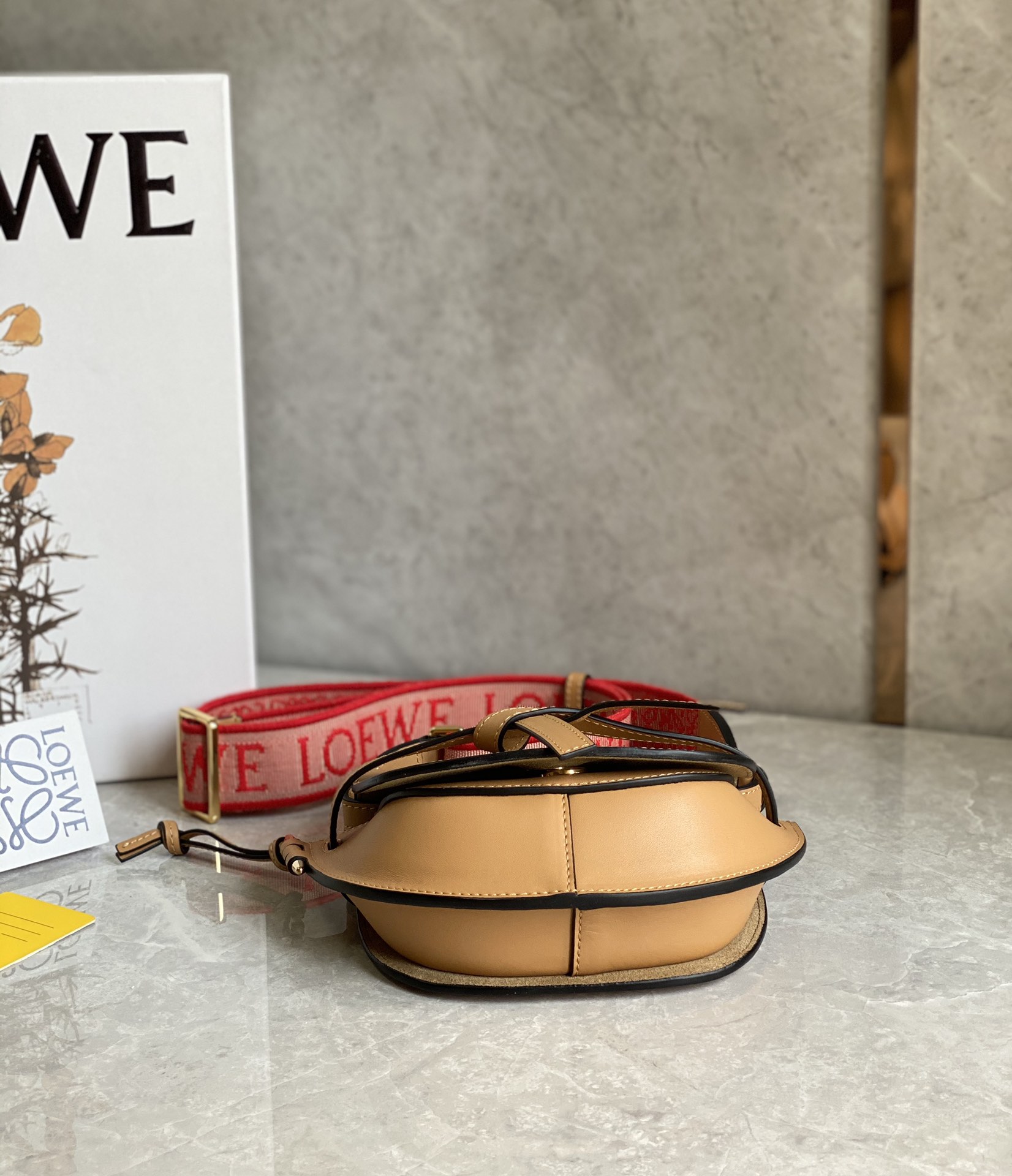 L0ew* mini gate dual bag-21*12.5*9cm