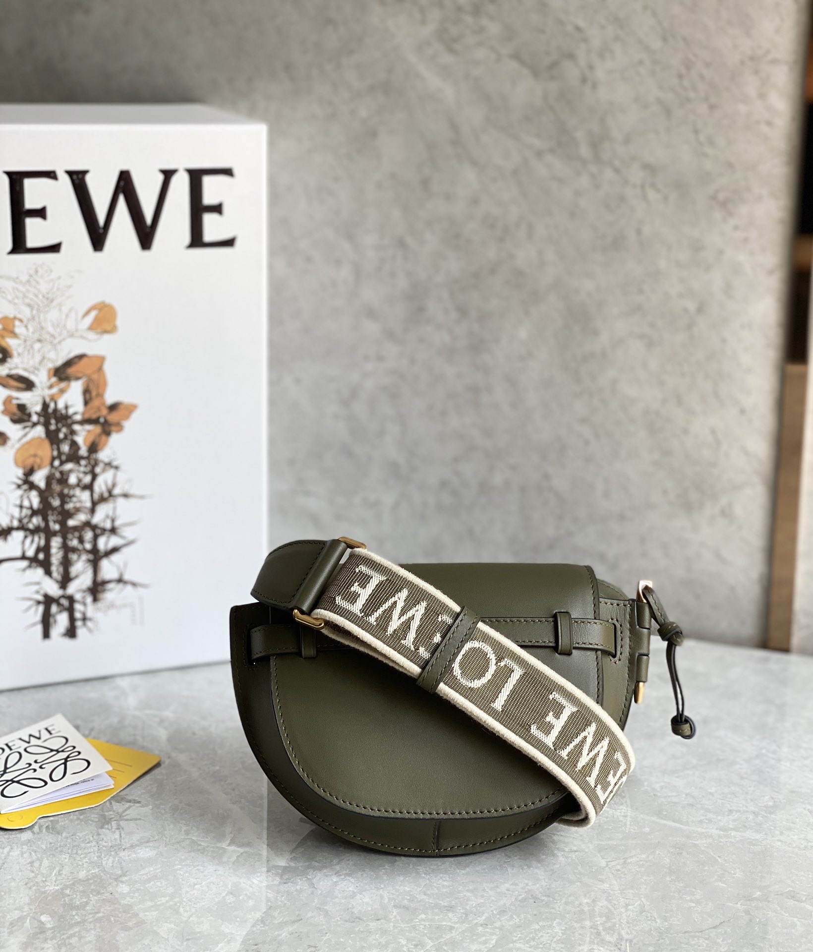L0ew* mini gate dual bag-21*12.5*9cm