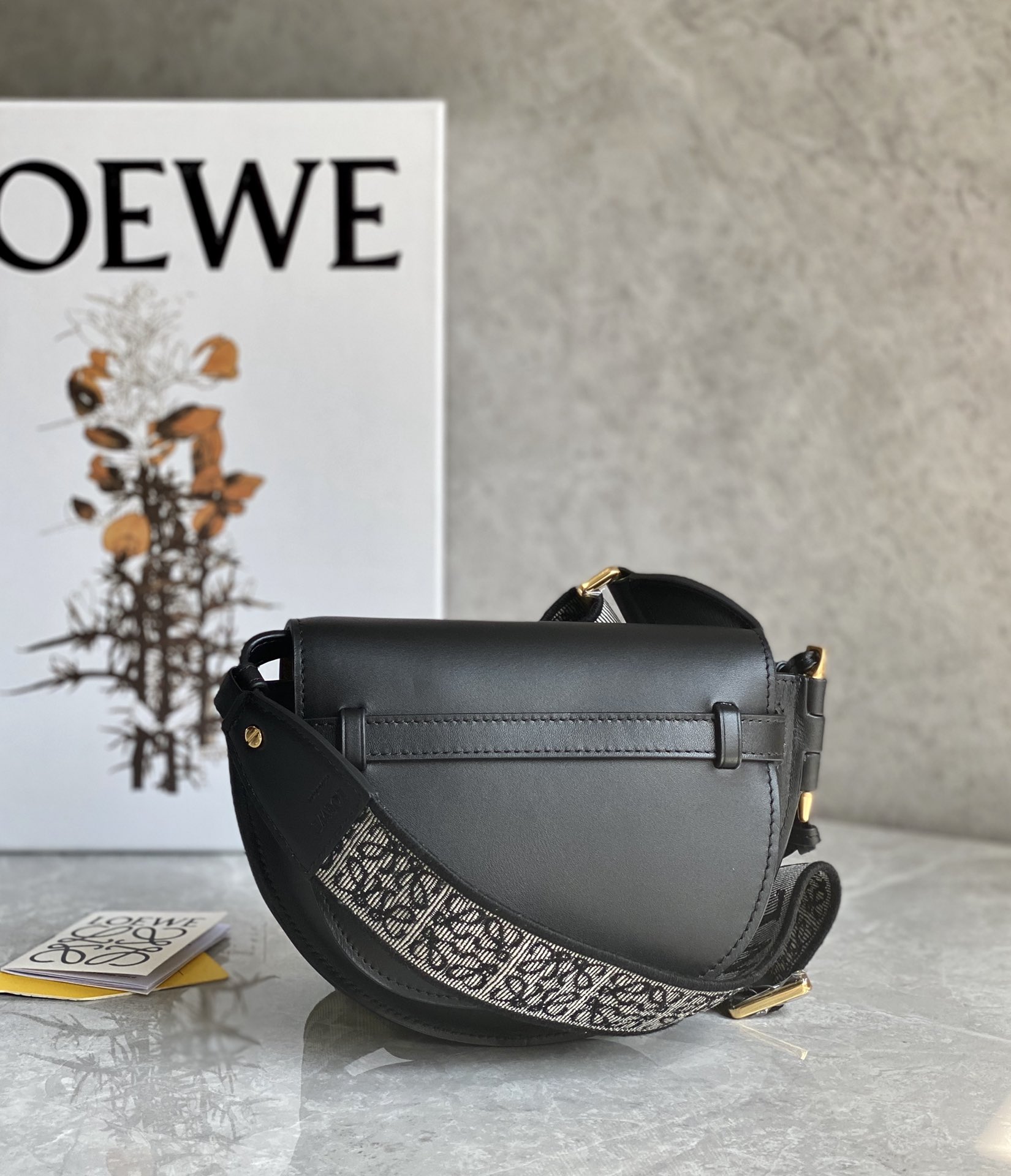 L0ew* mini gate dual bag-21*12.5*9cm