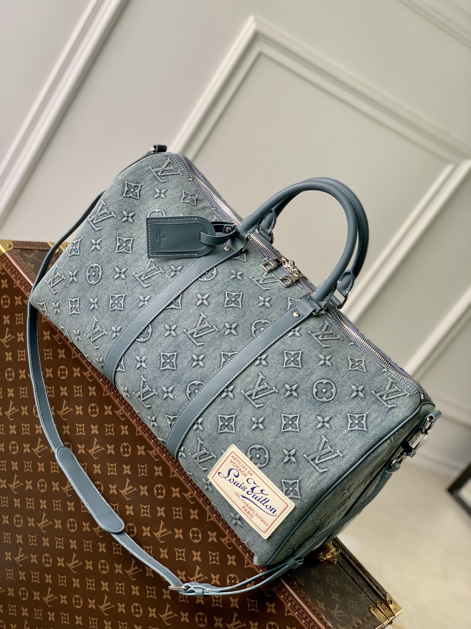 l0*is V*t0n keepall bandouliÈre 50-m22570-50 x 29 x 23cm