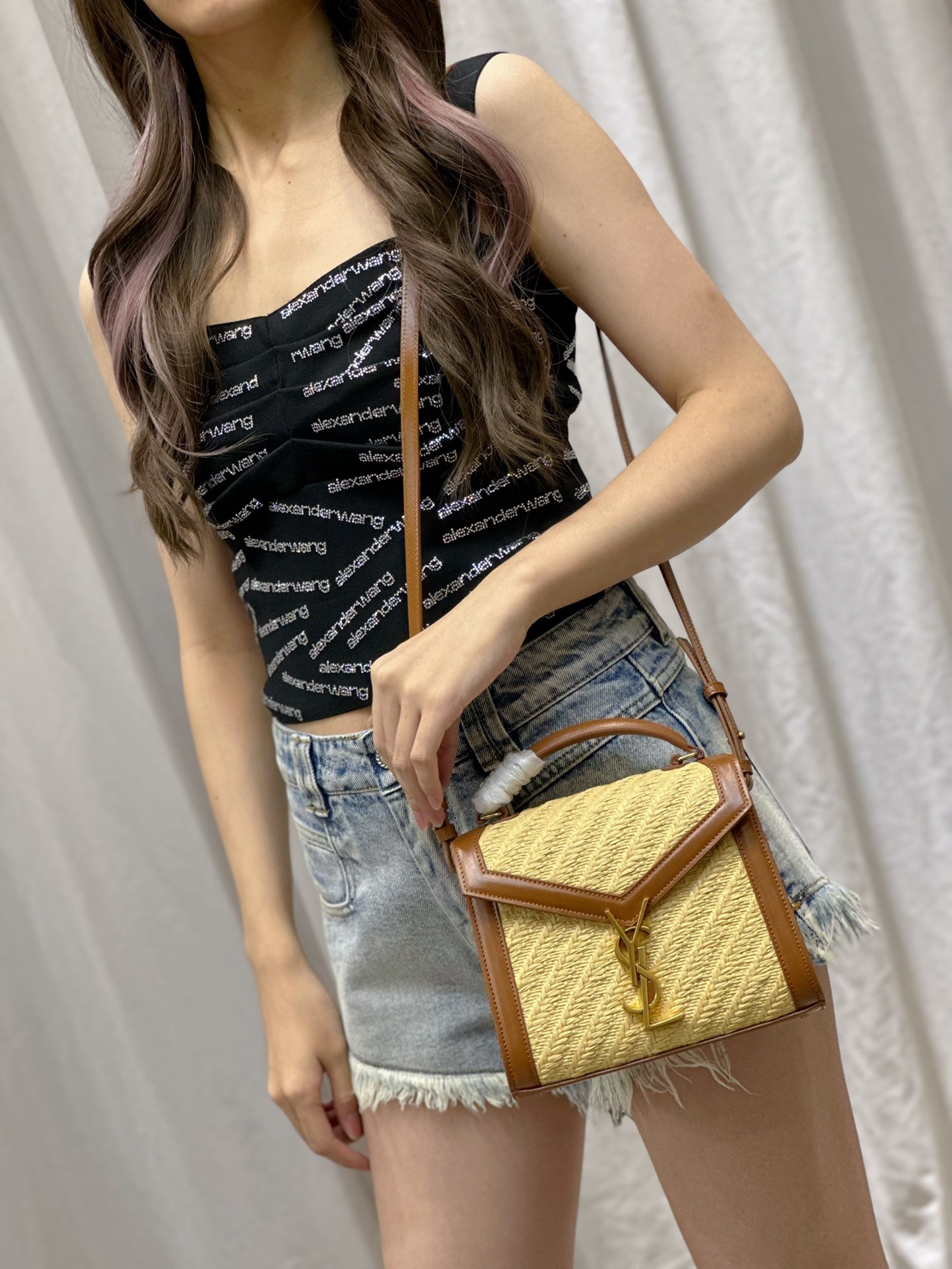 Y*L cassandra bag-20×16x7.5/24.5×20×11.5cm