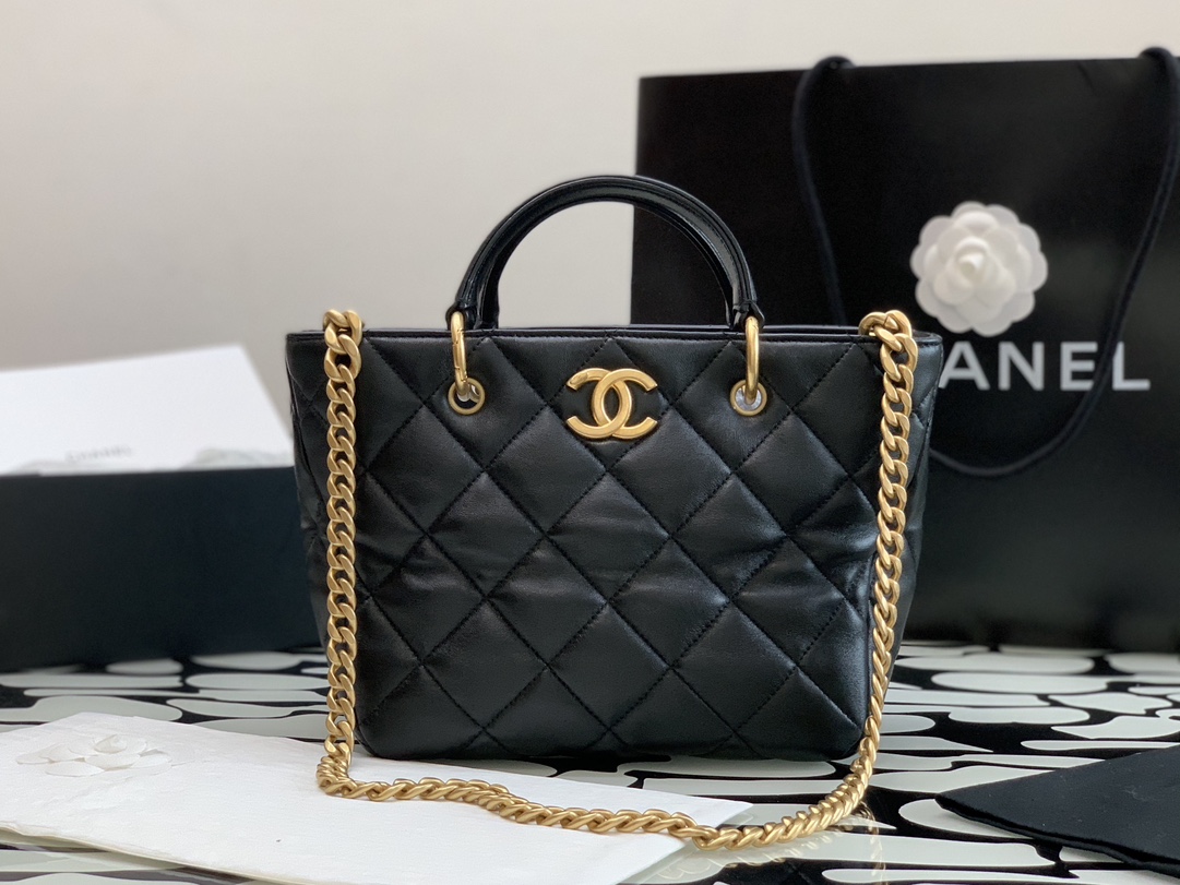 Ch@nel Tote Bag-22*19*14CM