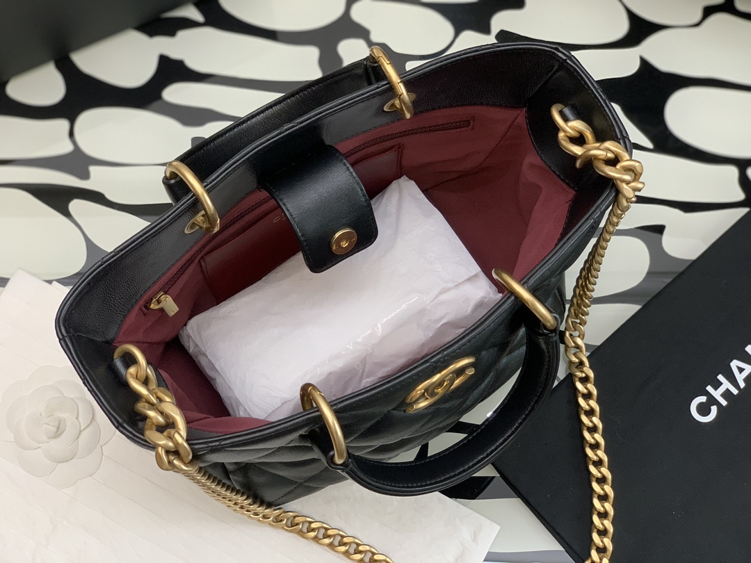 Ch@nel Tote Bag-22*19*14CM
