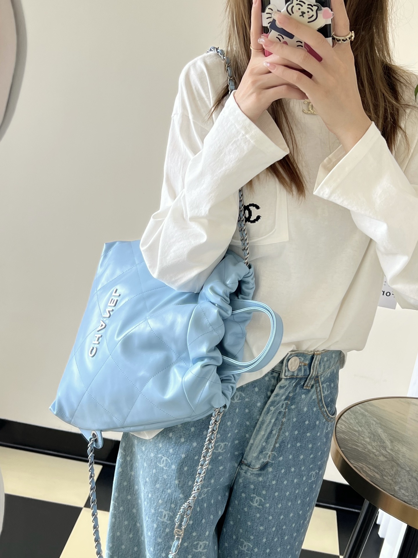 Ch@nel Backpack-29*34*10.5CM