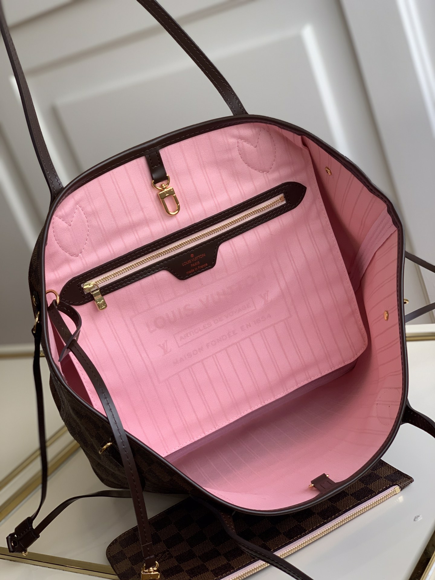l0*is V*t0n neverfull mm (pink inside) -32*29*17cm