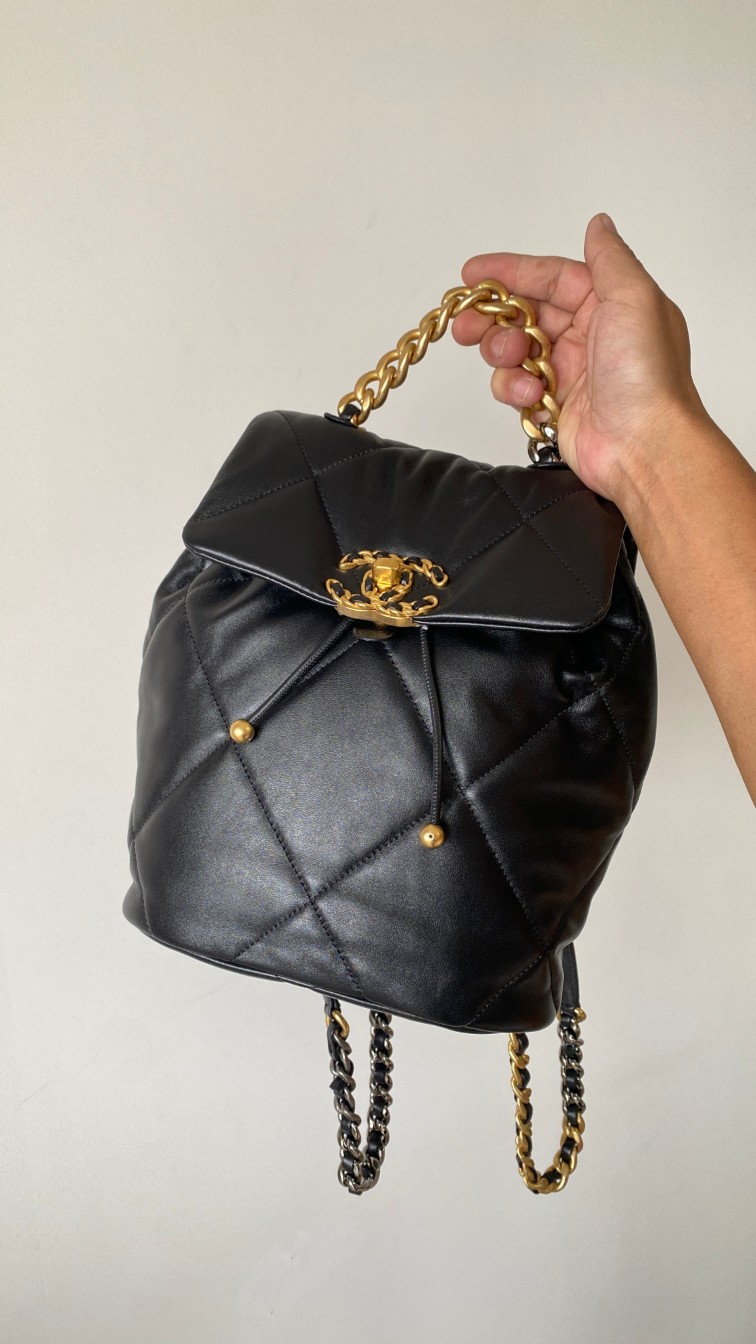 Ch@nel 2024SS Backpack-26x22x16CM