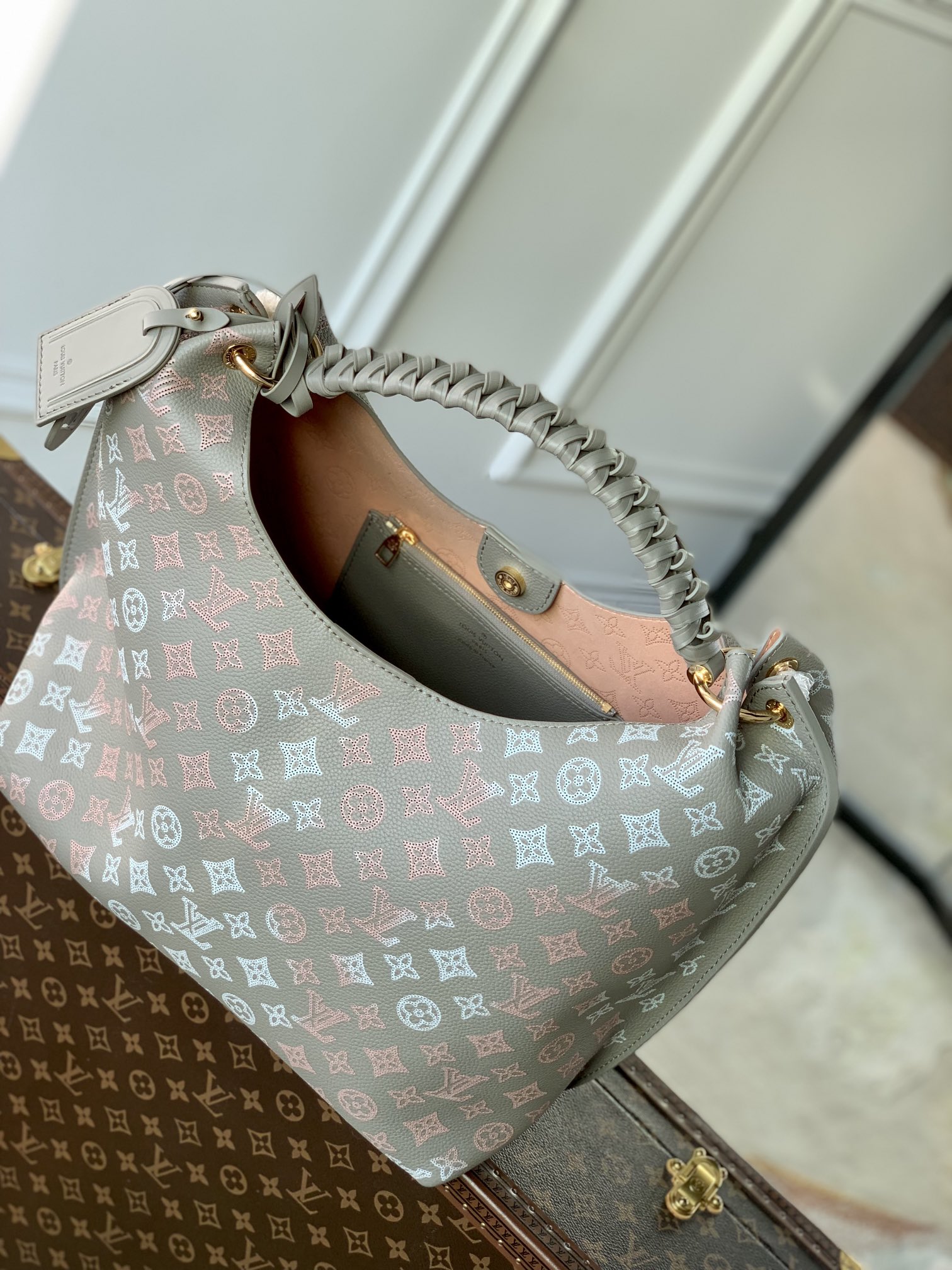 l0*is V*t0n carmel hobo bag-35*40*17cm