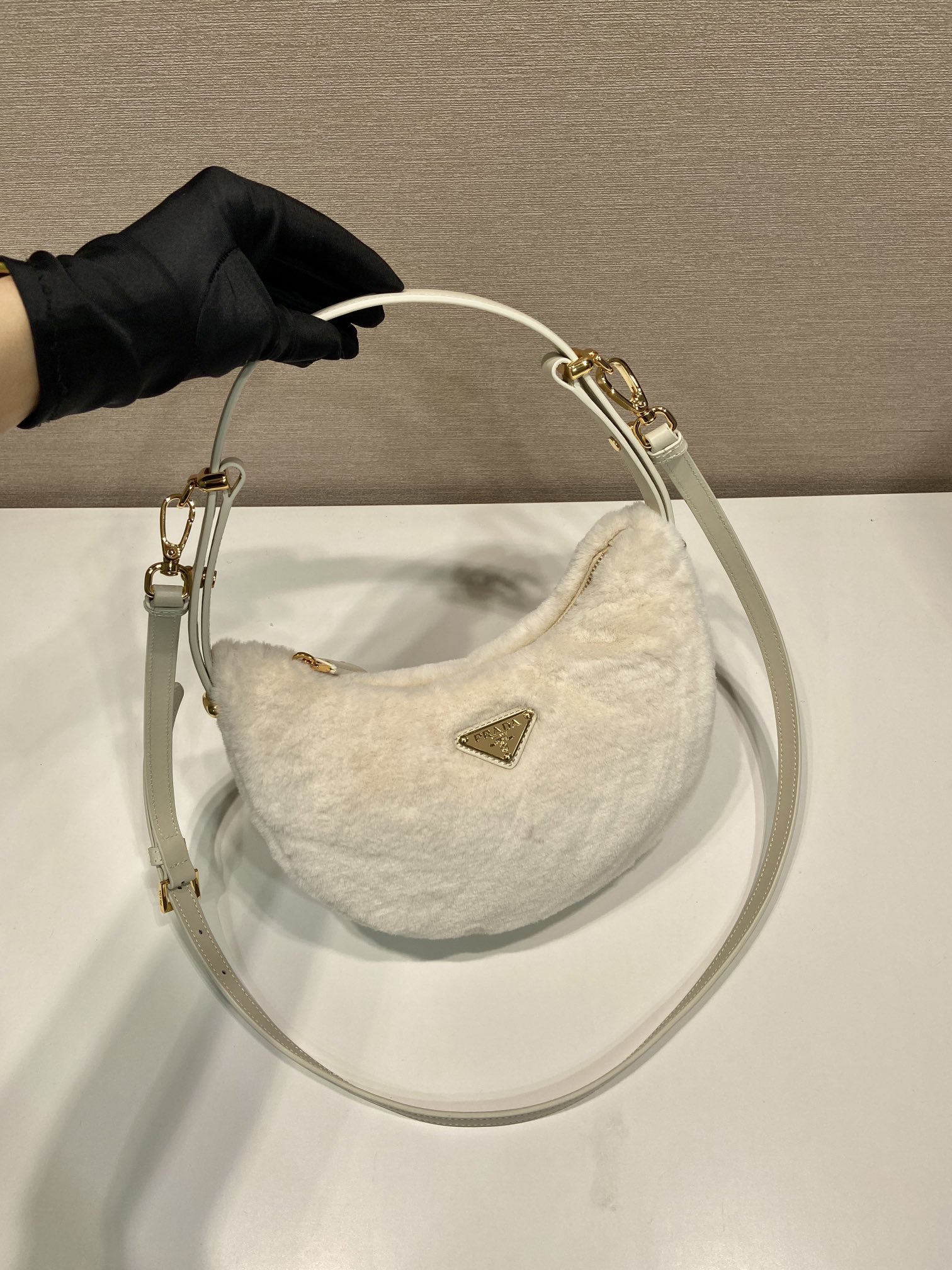 Pra*a moon handbags 1bc194-22.5*18.5*6.5cm