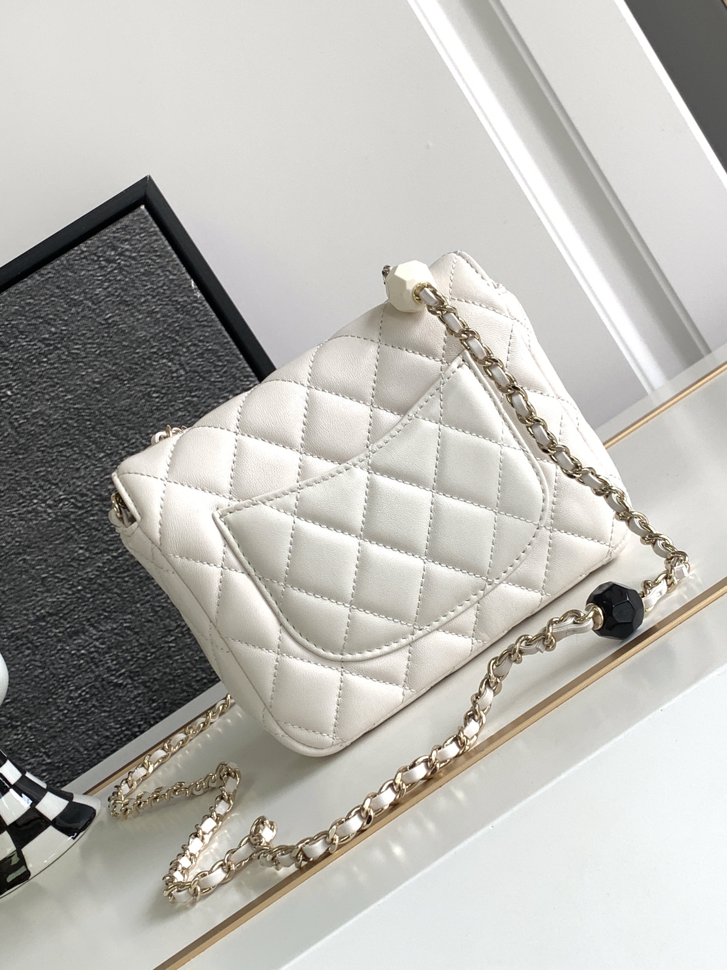 Ch@nel Flap Bag-12.5x16x4.5CM