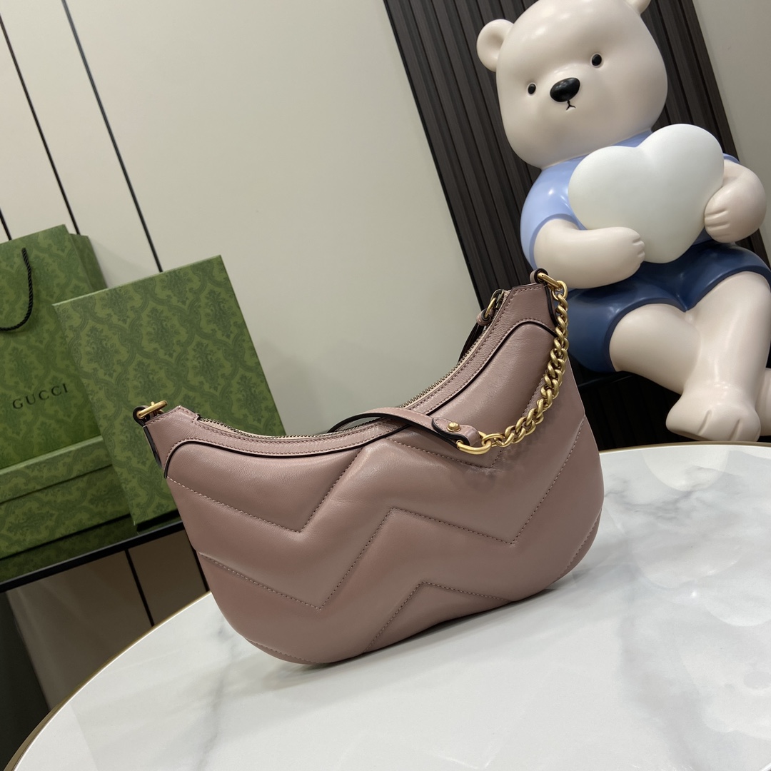 G*u*i gg marmont moon bag-17*26*4cm