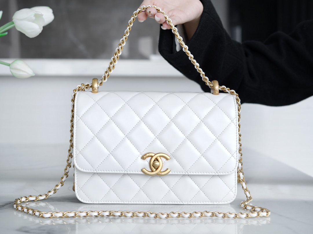 Ch@nel Flap Bag-18×12×5CM